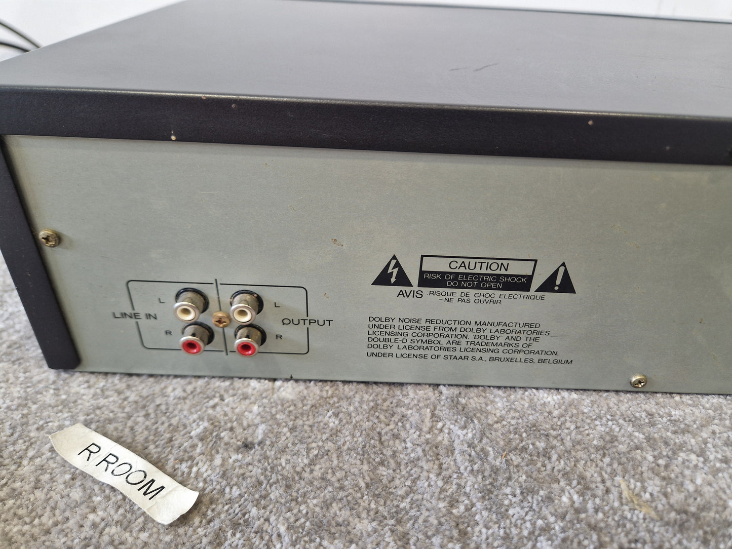 TEAC W-460C Double Cassette Deck – Auto Reverse – Very Good