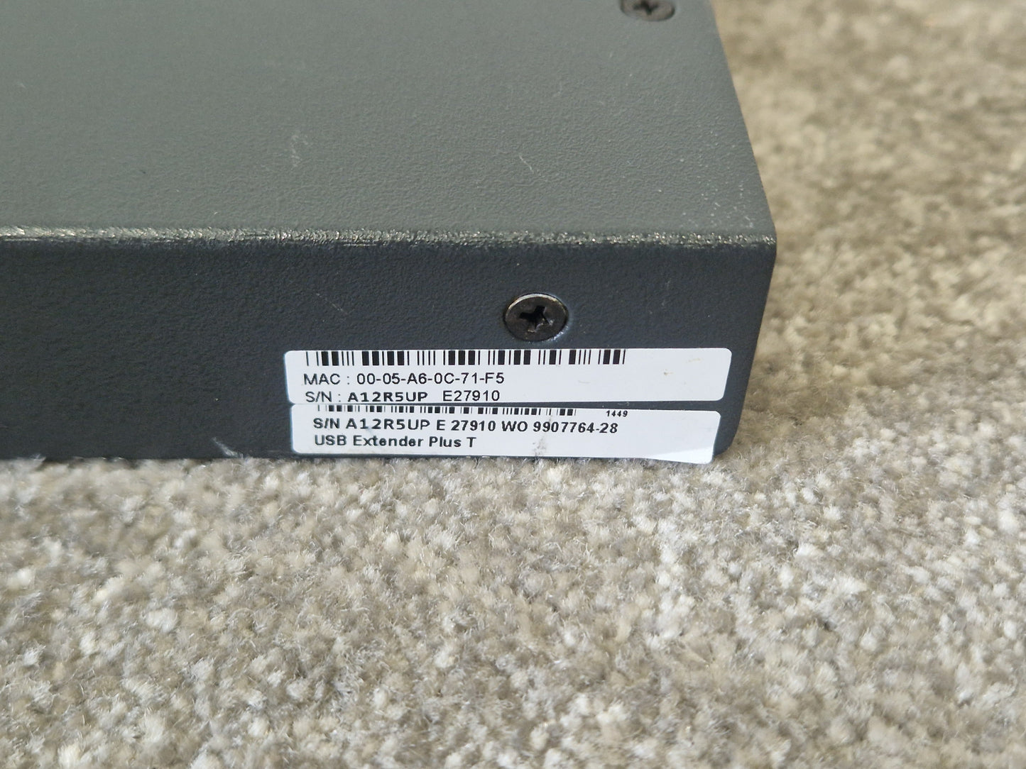 Extron USB Extender Plus T – USB over Twisted Pair – Very Good