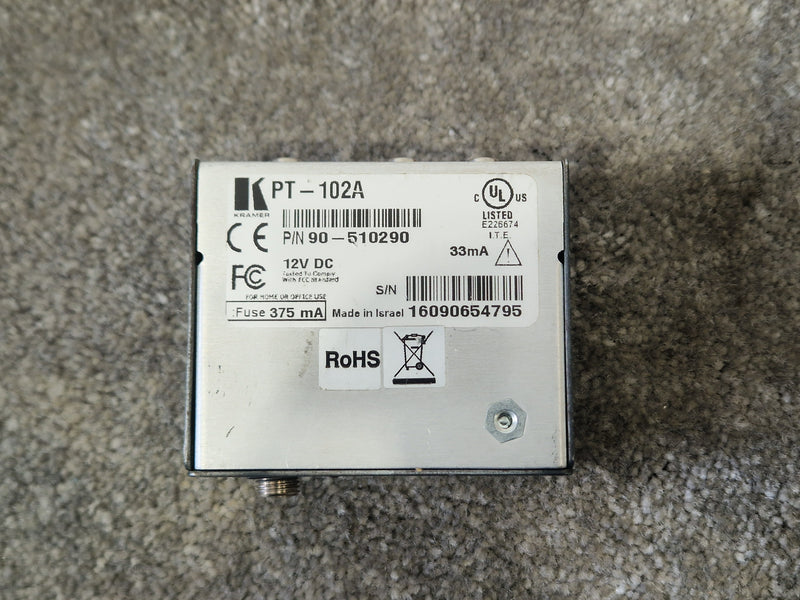 Kramer PT-102A Video Distribution Amplifier – Scratched Front – Good - image 5
