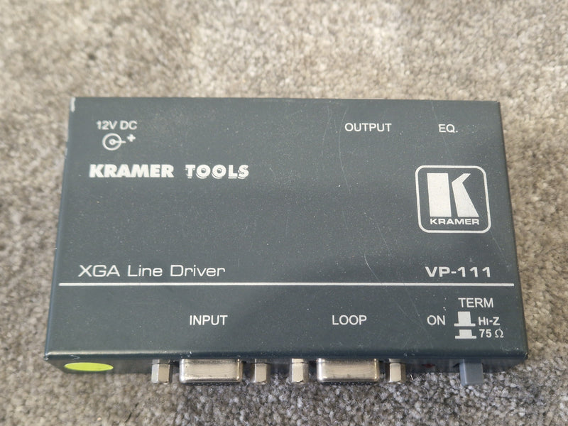 Kramer VP-111 High-Resolution Video Distribution Amp - Untested - Good - image 3