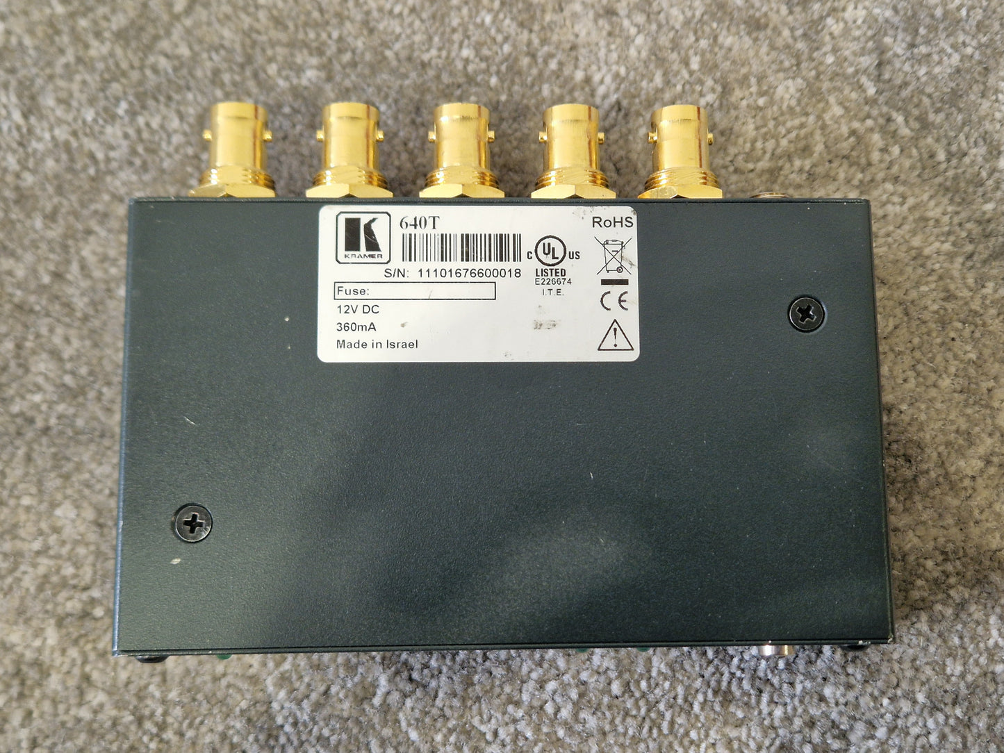 Kramer DigiTOOLS 640T HDMI Transmitter – Over Coax - Good Condition