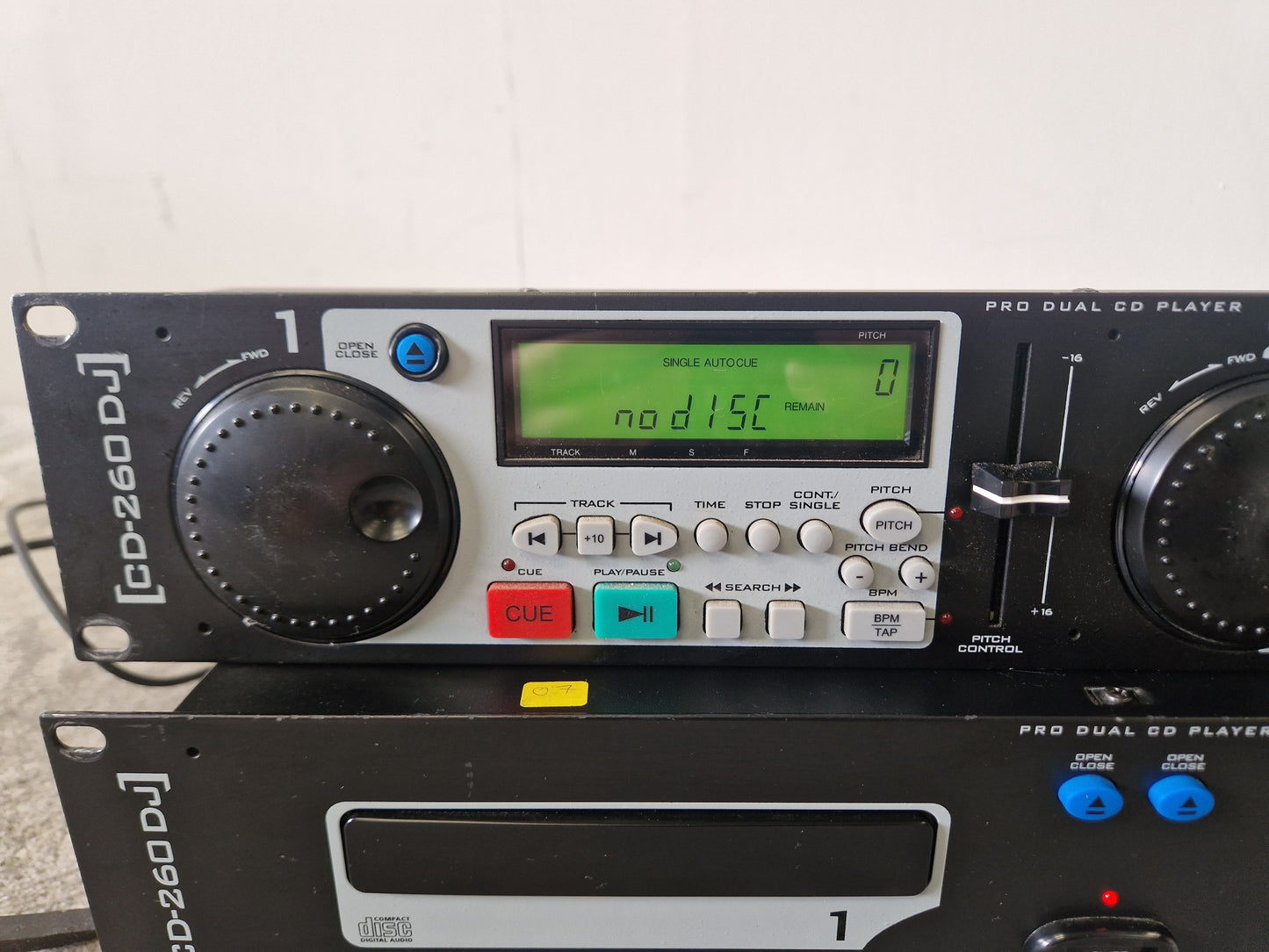Stage Line CD-260 DJ Pro Dual CD Player – Dual Drive – Pitch Control - Very Good