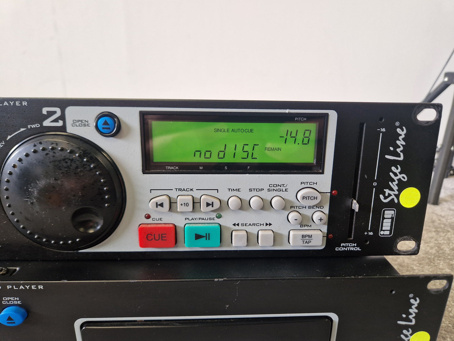 Stage Line CD-260 DJ Pro Dual CD Player – Dual Drive – Pitch Control - Very Good