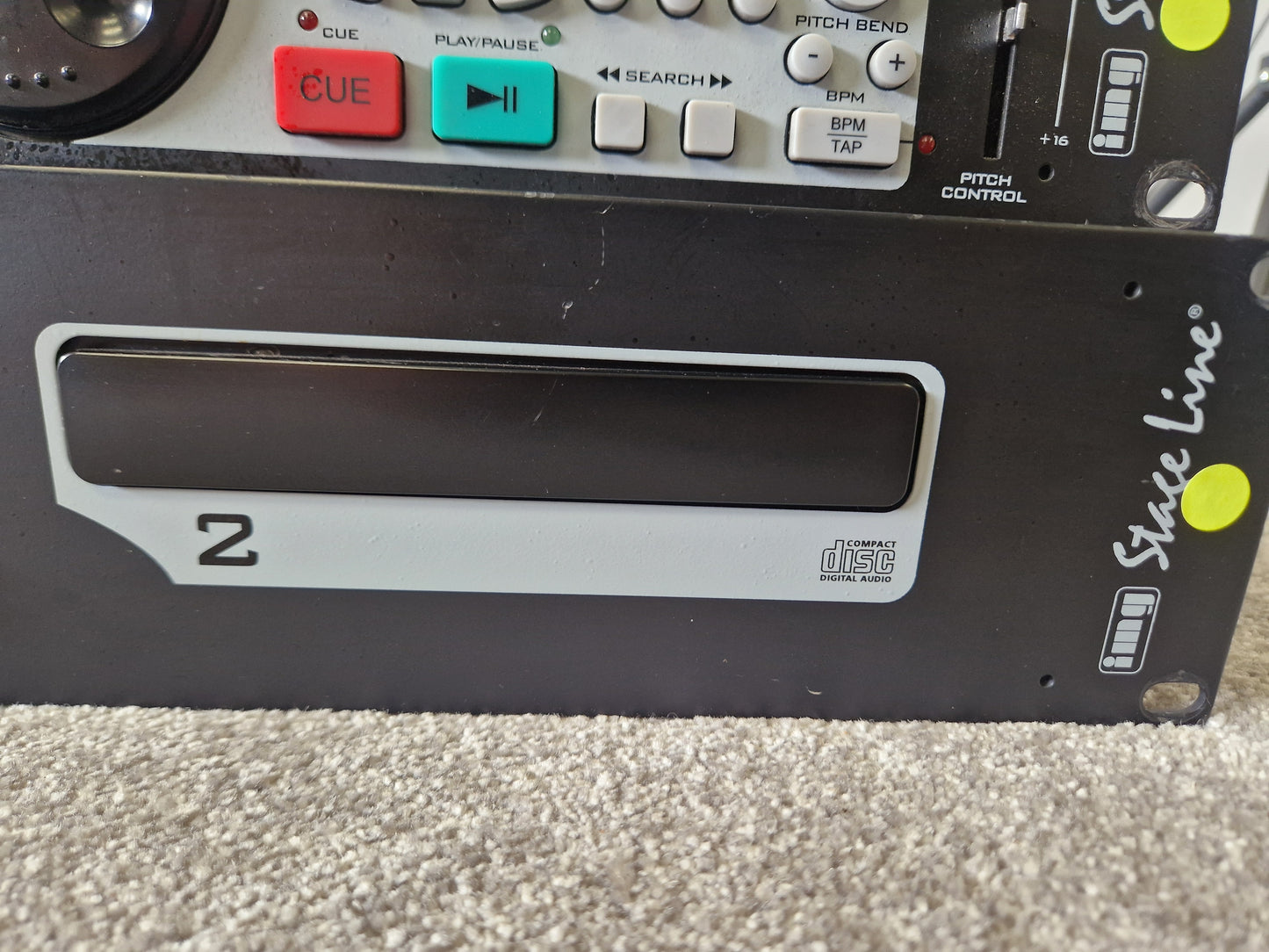 Stage Line CD-260 DJ Pro Dual CD Player – Dual Drive – Pitch Control - Very Good