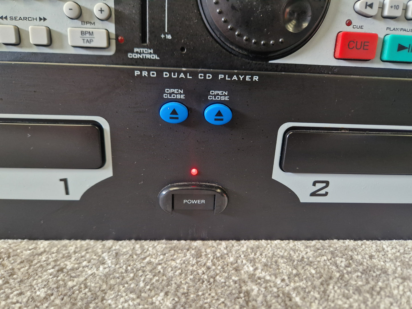 Stage Line CD-260 DJ Pro Dual CD Player – Dual Drive – Pitch Control - Very Good