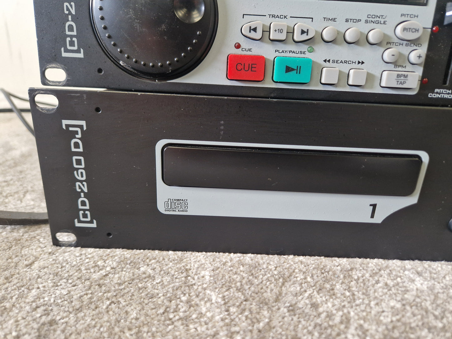 Stage Line CD-260 DJ Pro Dual CD Player – Dual Drive – Pitch Control - Very Good