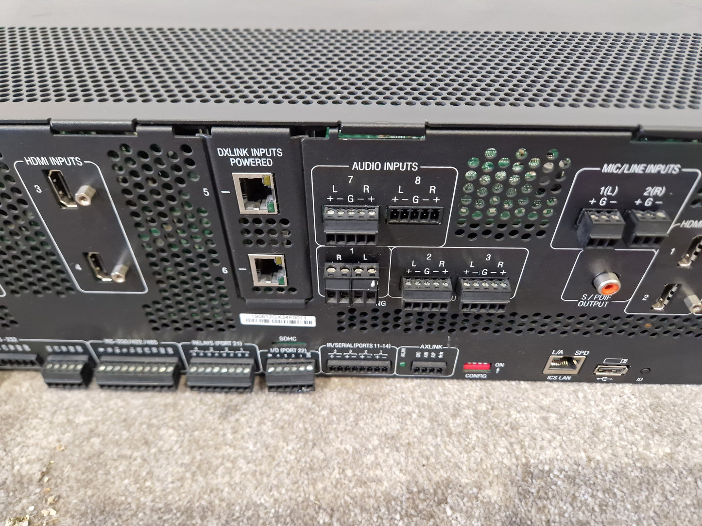 AMX Enova DVX-2255HD-SP Presentation Switcher – HDMI & Control Integration - Good