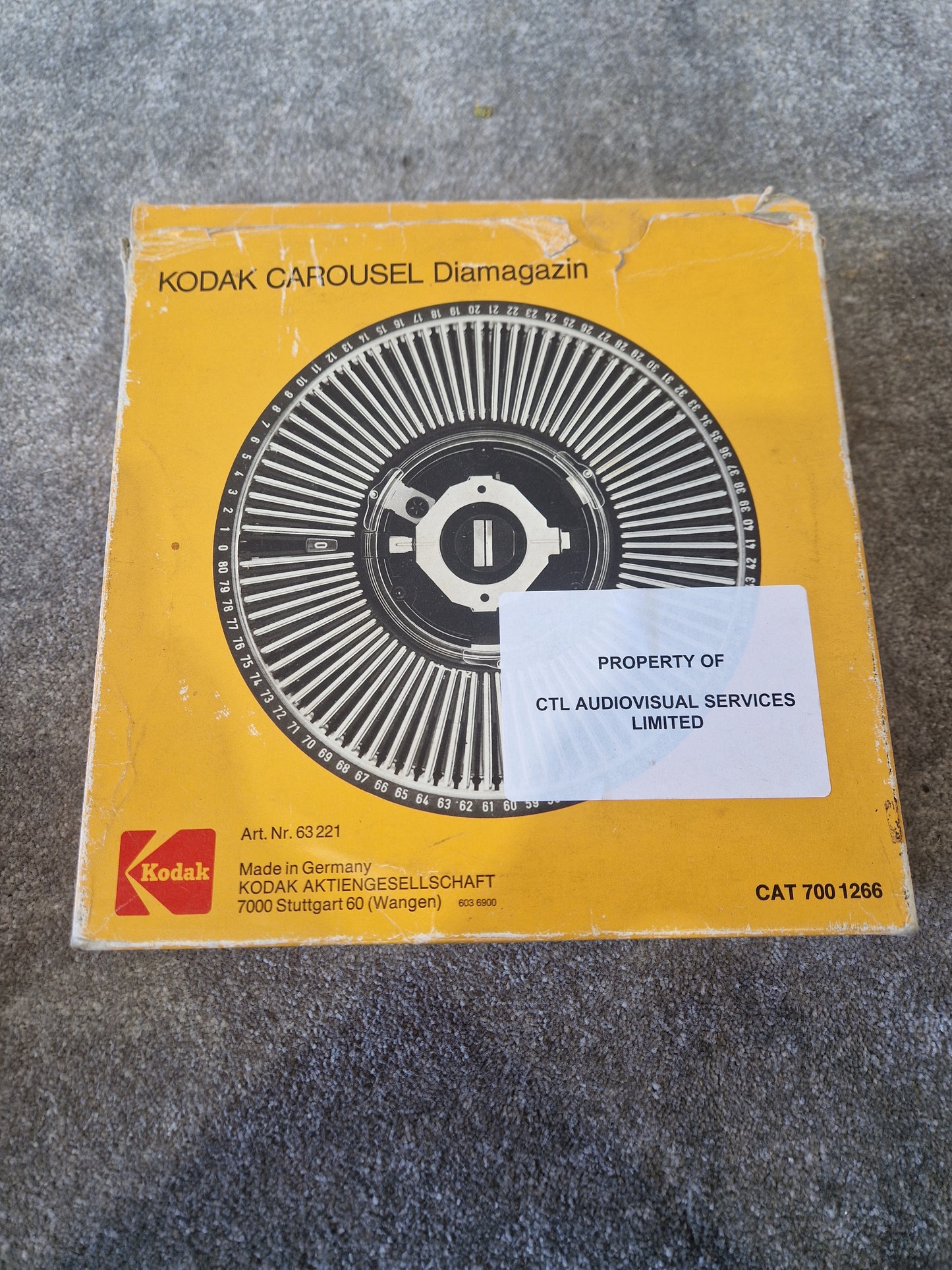 Kodiak Carousel Diamagazin – 35mm Slide Tray – Fits Kodak Projectors – Good