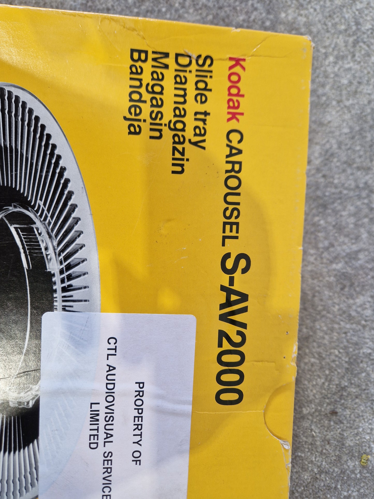 Kodiak Carousel S-AV2000 Slide Tray – Good w/ Original Box