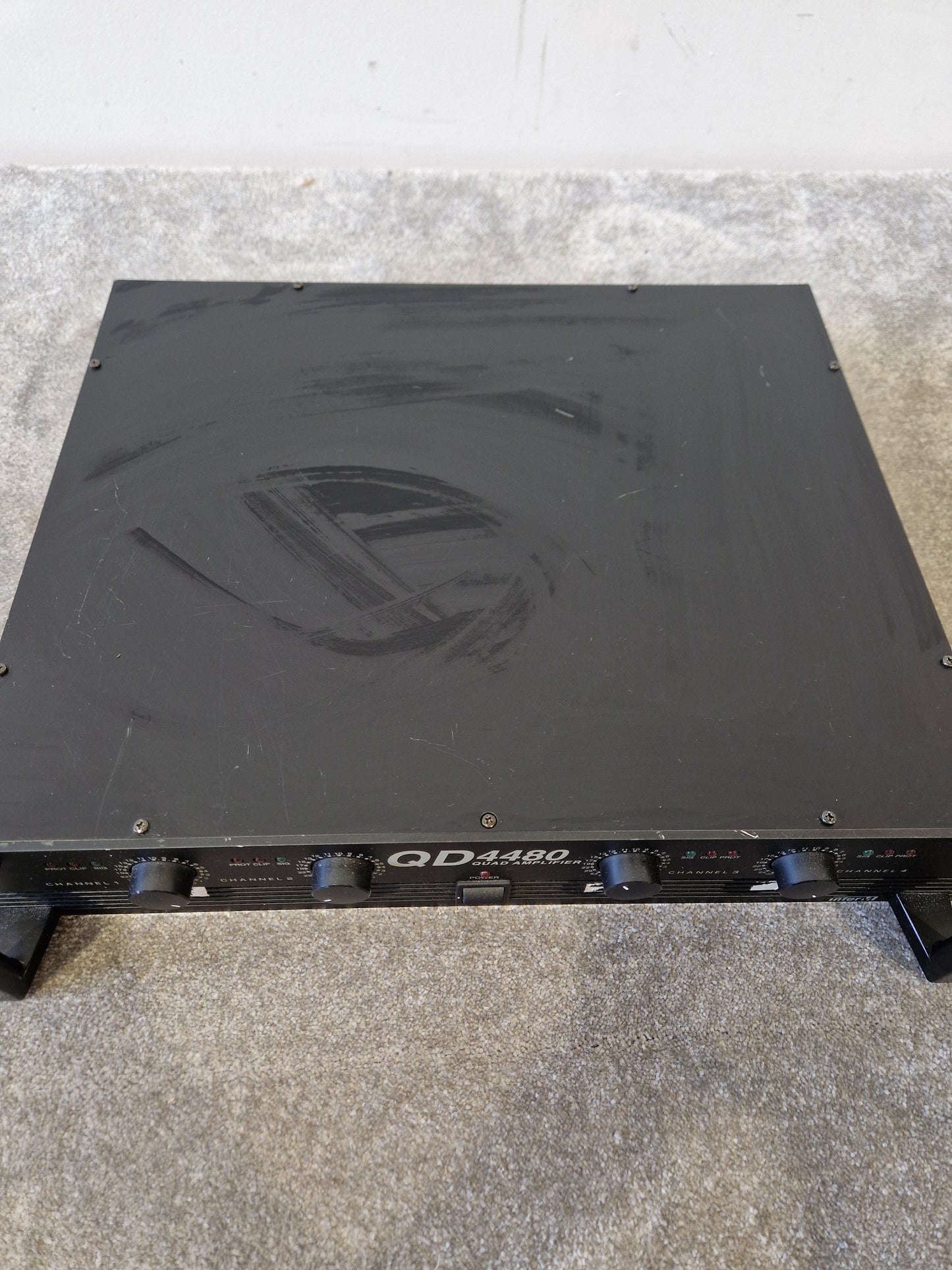 InterM QD4480 Quad Amplifier – 4x80W @ 8Ω – Good
