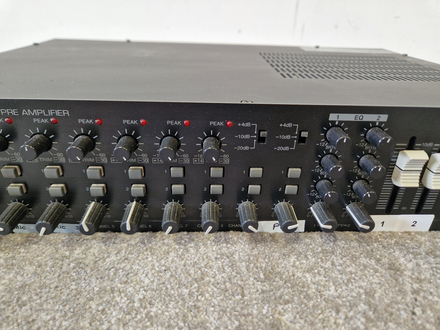 InterM PP-9214 Pre Amplifier – 8 Mic/Line Inputs - Very Good
