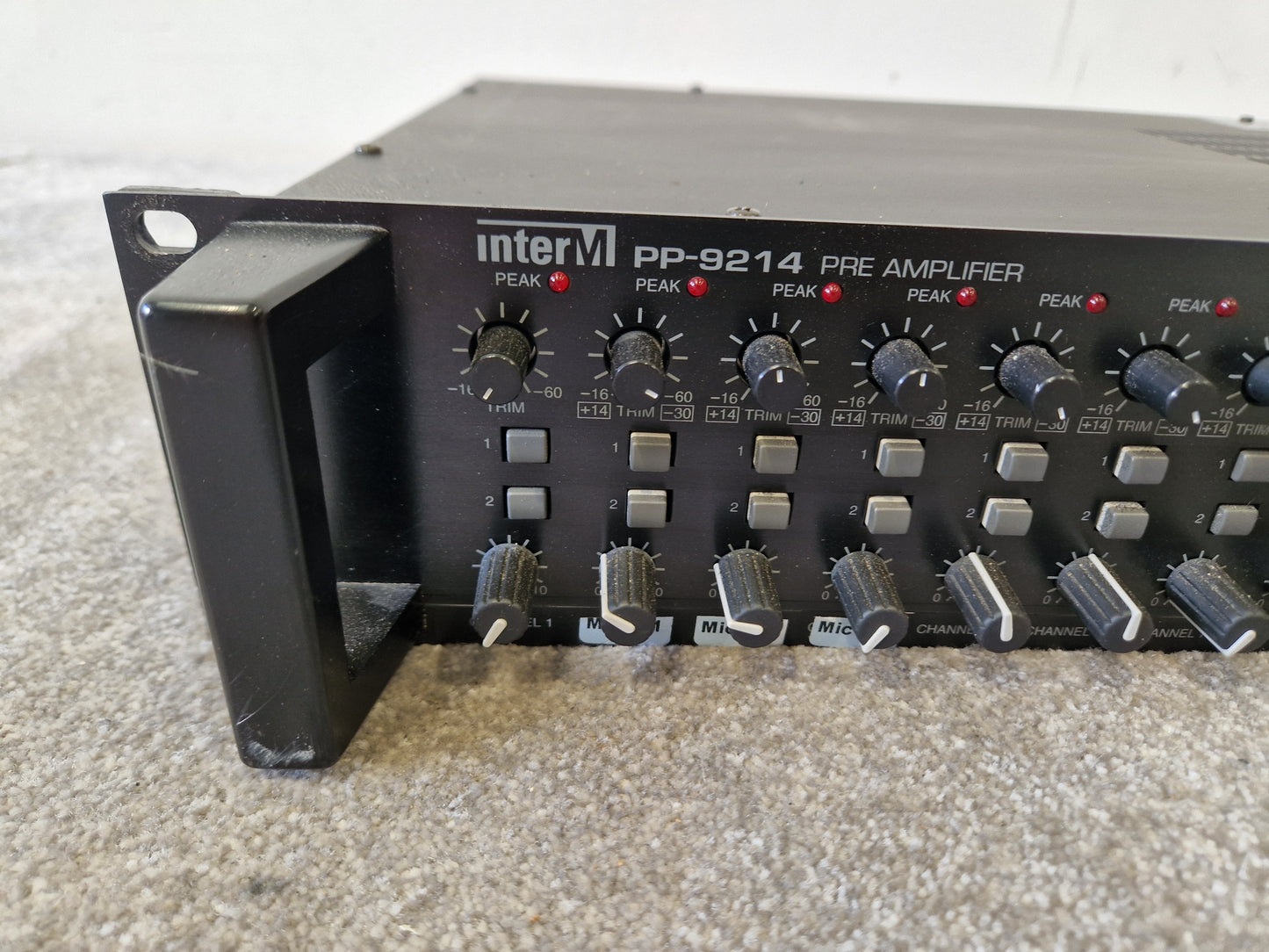 InterM PP-9214 Pre Amplifier – 8 Mic/Line Inputs - Very Good