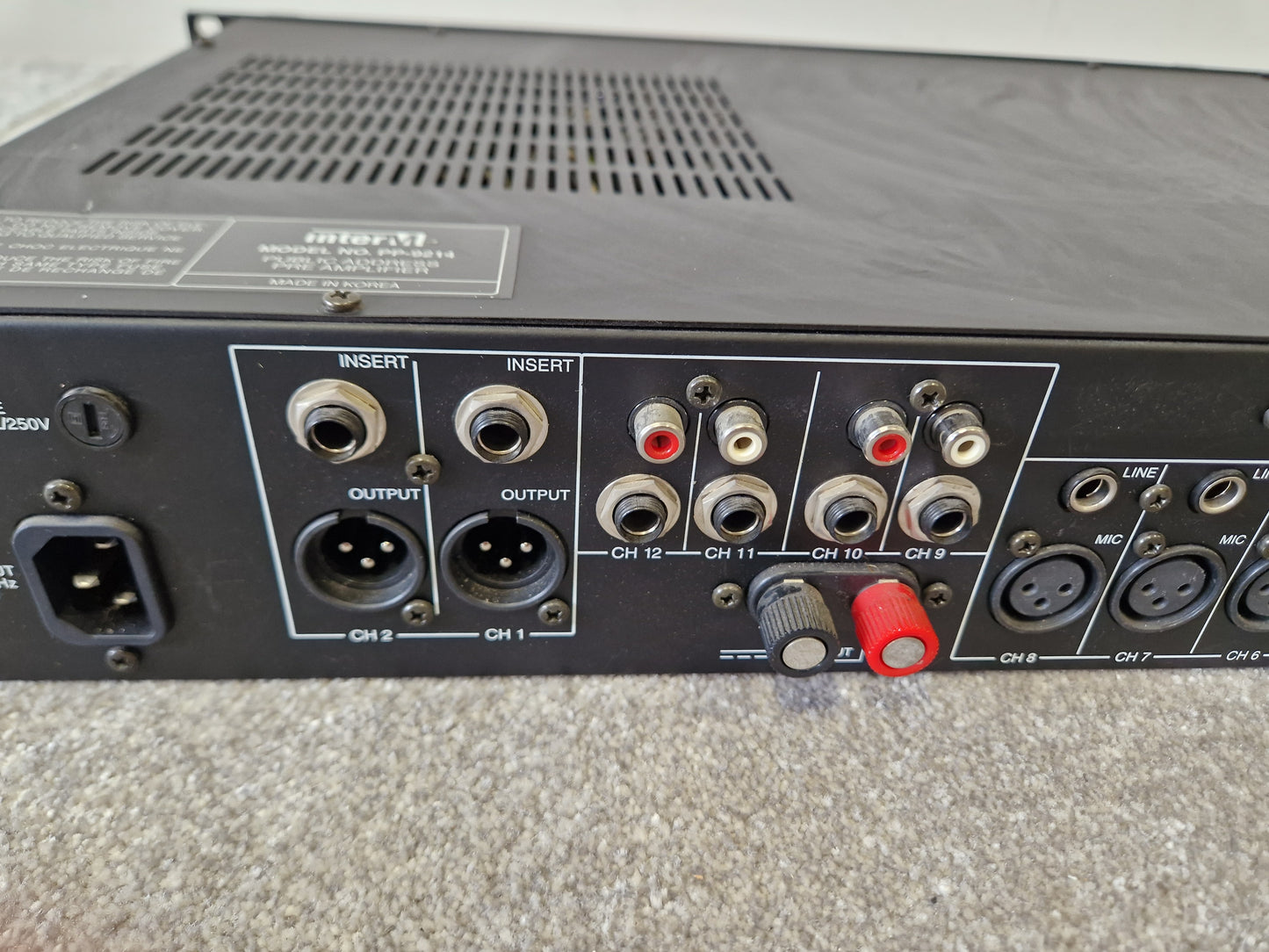 InterM PP-9214 Pre Amplifier – 8 Mic/Line Inputs - Very Good
