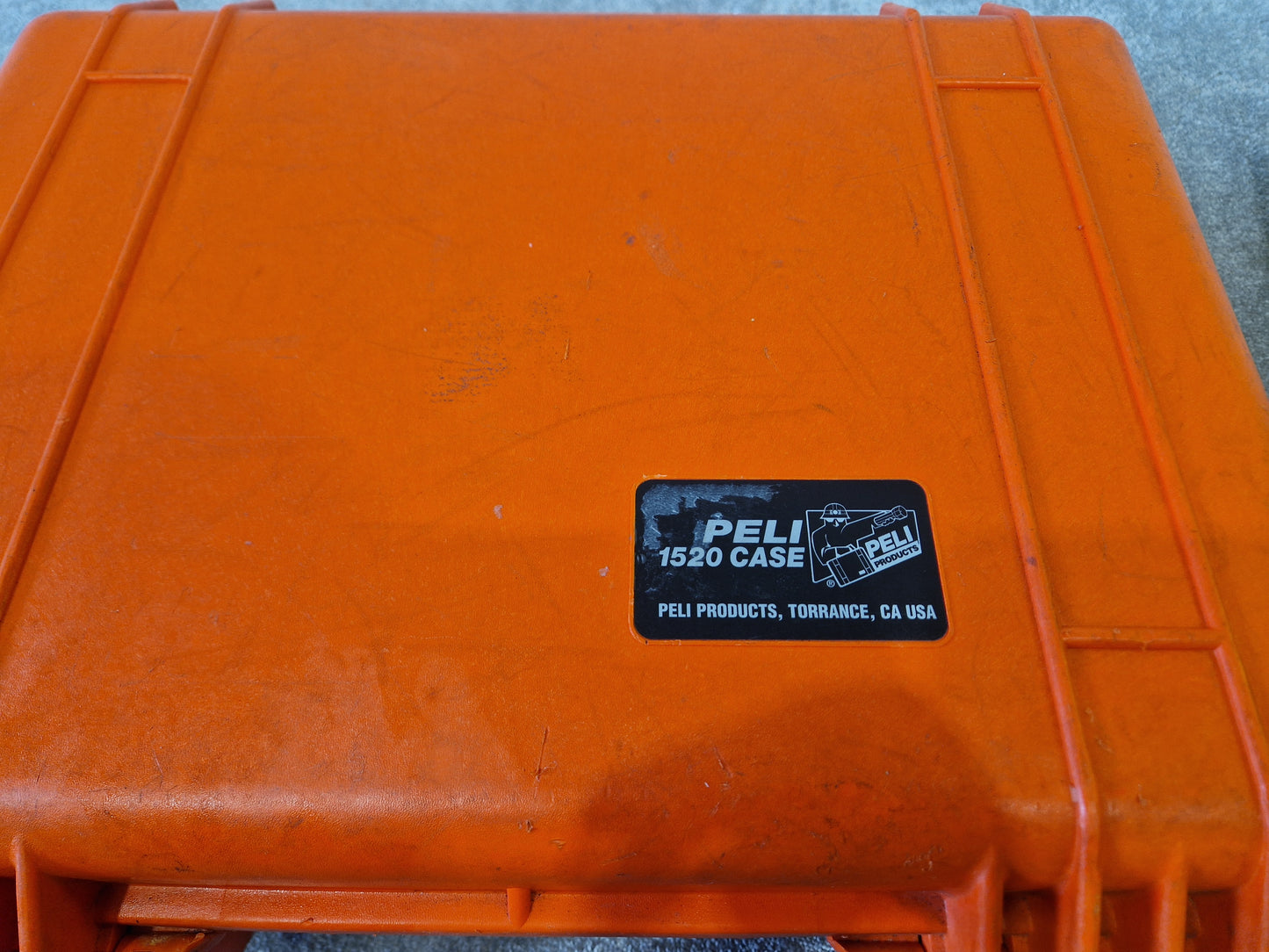 Peli 1520 Protective Waterproof Orange Case – Foam Insert – Good