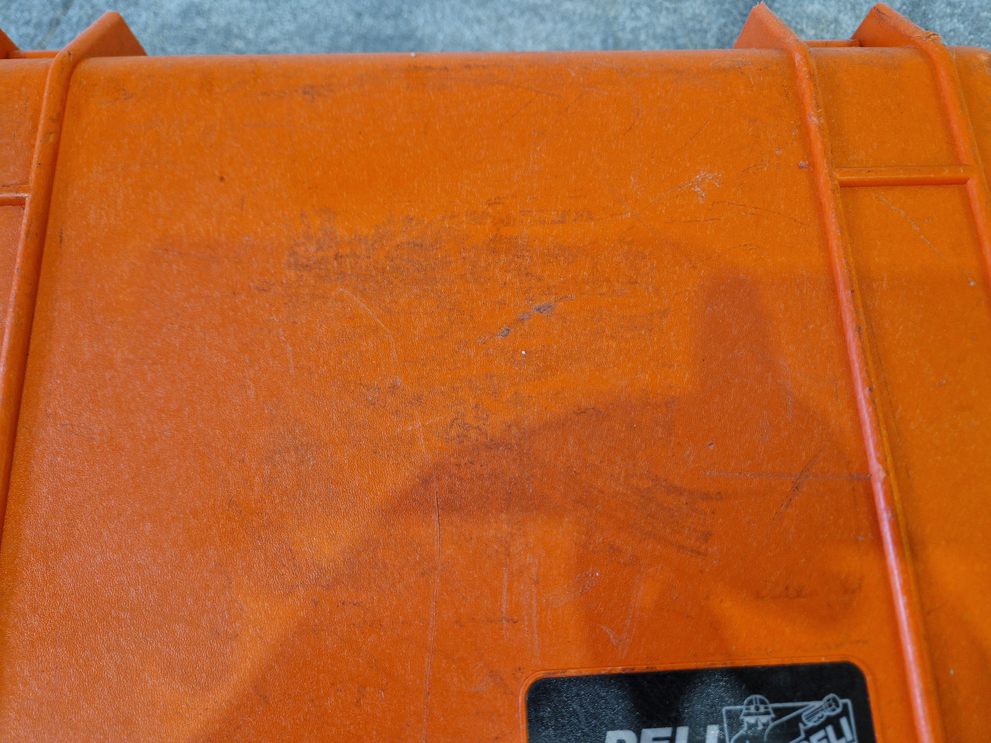Peli 1450 Orange Protective Waterproof Case – Foam Insert – Good