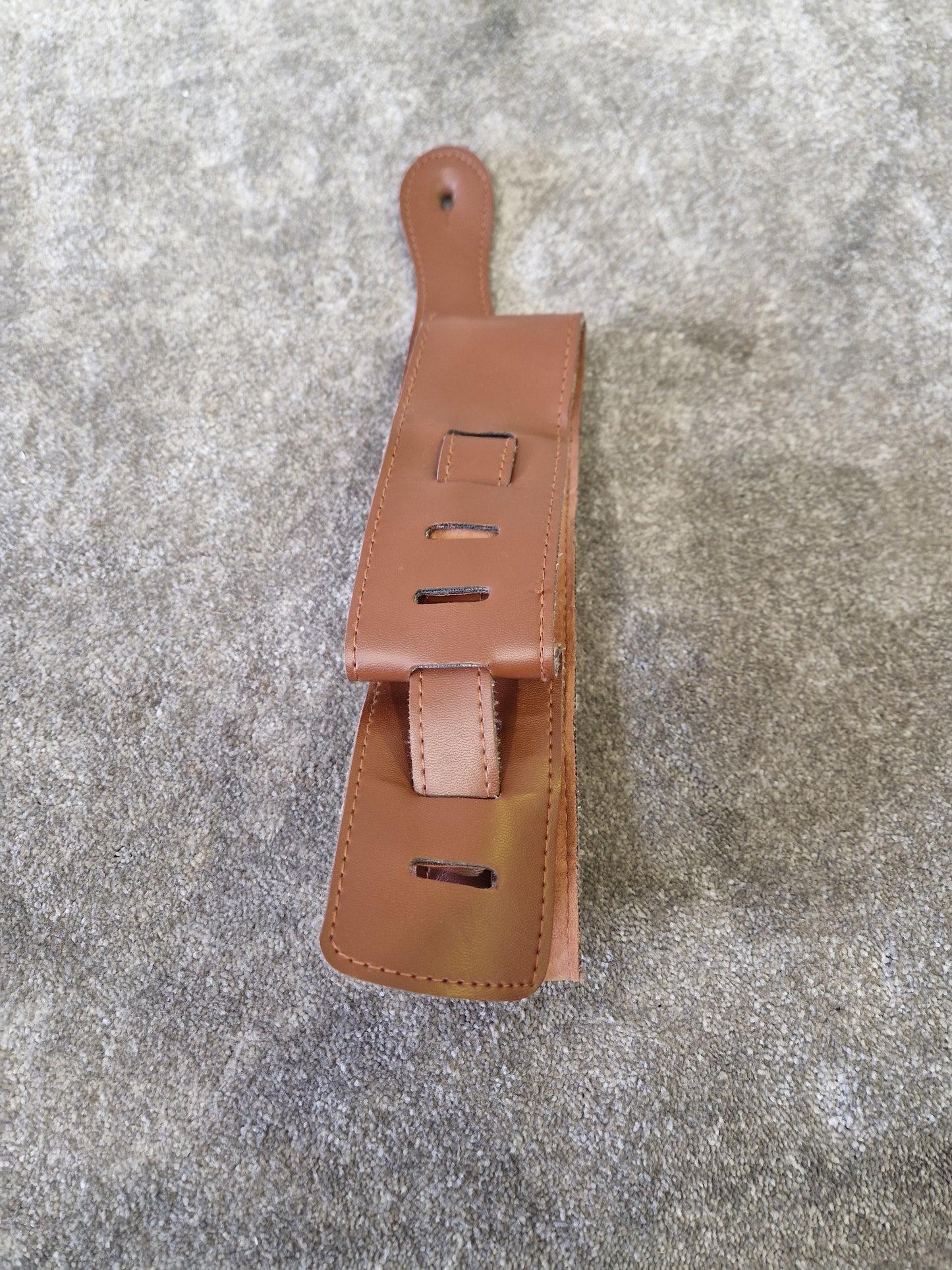 Fender 60th Diamond Anniversary Strap – Brown Leather – Excellent