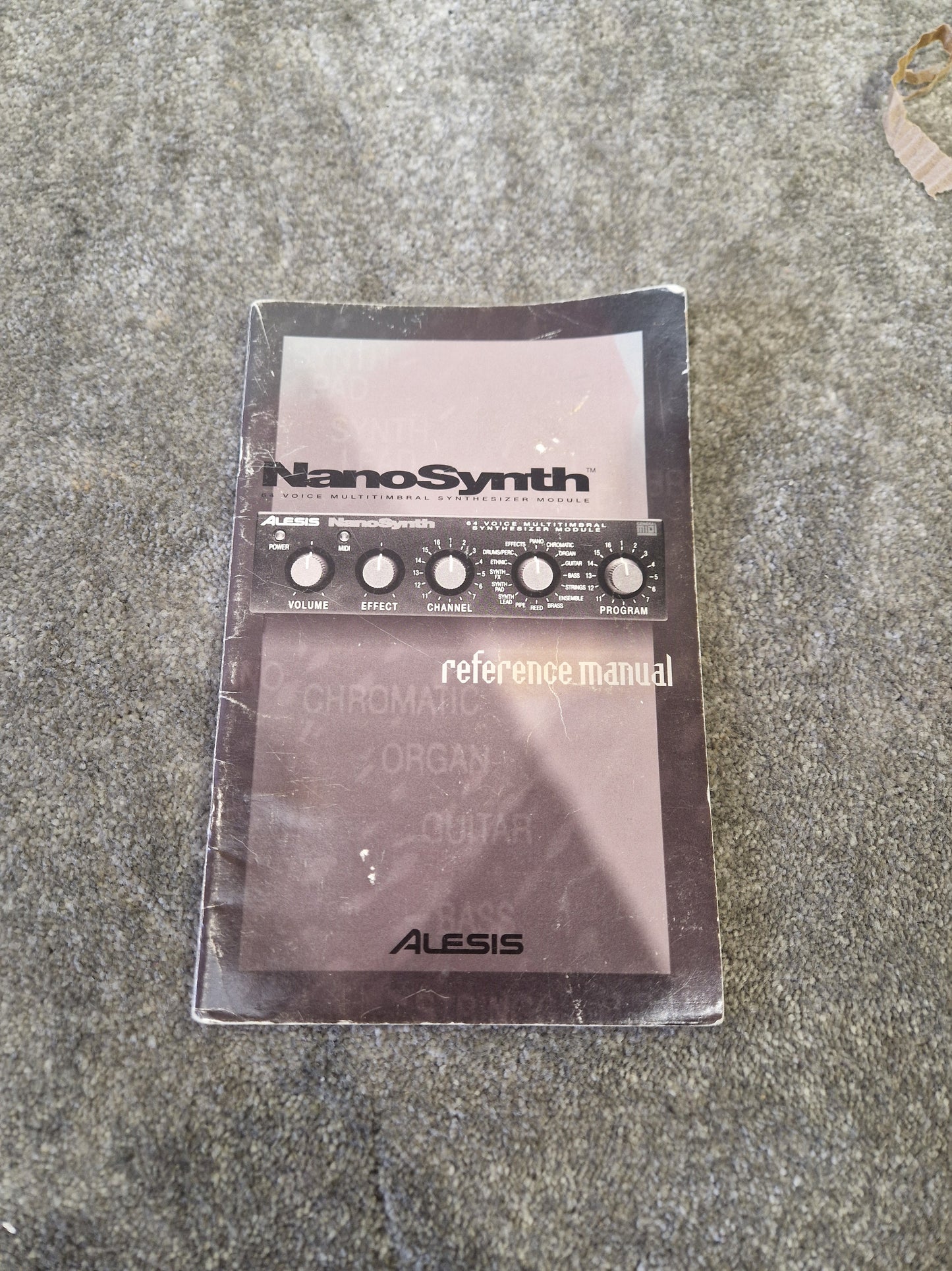 Alesis NanoSynth – 64-Voice Synth Module – Very Good, Scratched, w/ DVD-ROM