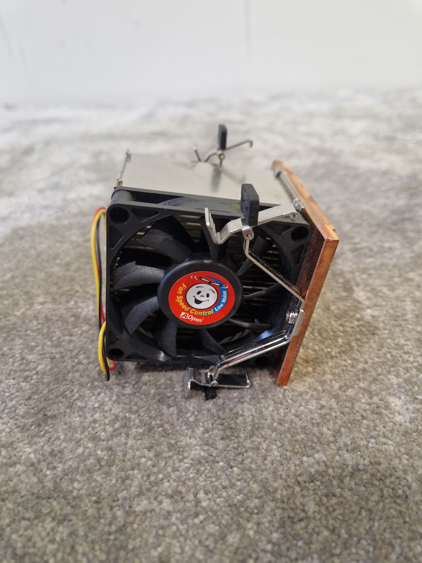 AOpen Side-Blown Pentium 4 Cooler – Socket 478, OEM Fan – New in Opened Box