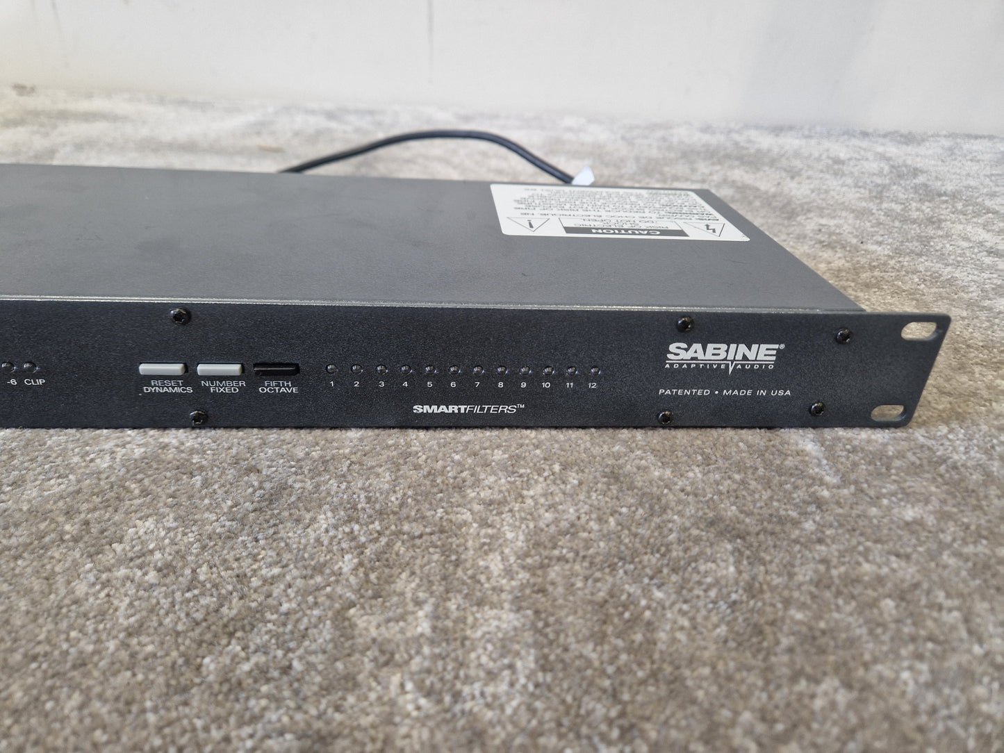 Sabine FBX 1200 – Feedback Exterminator, Rackmount – Spares or Repairs