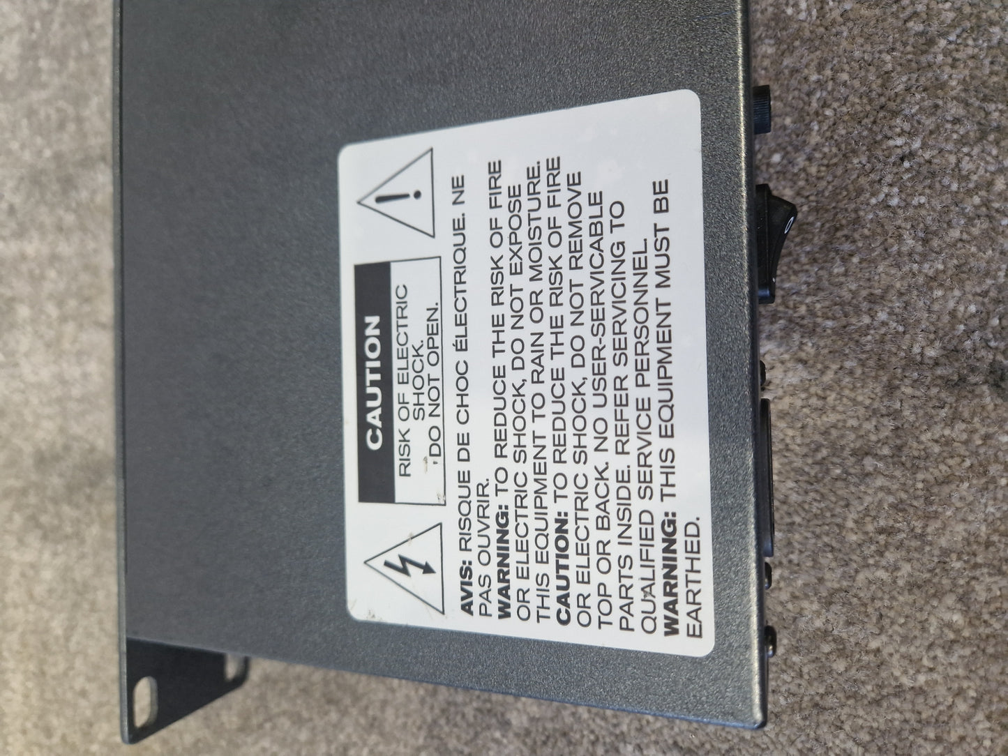 Sabine FBX 1200 – Feedback Exterminator, Rackmount – Spares or Repairs