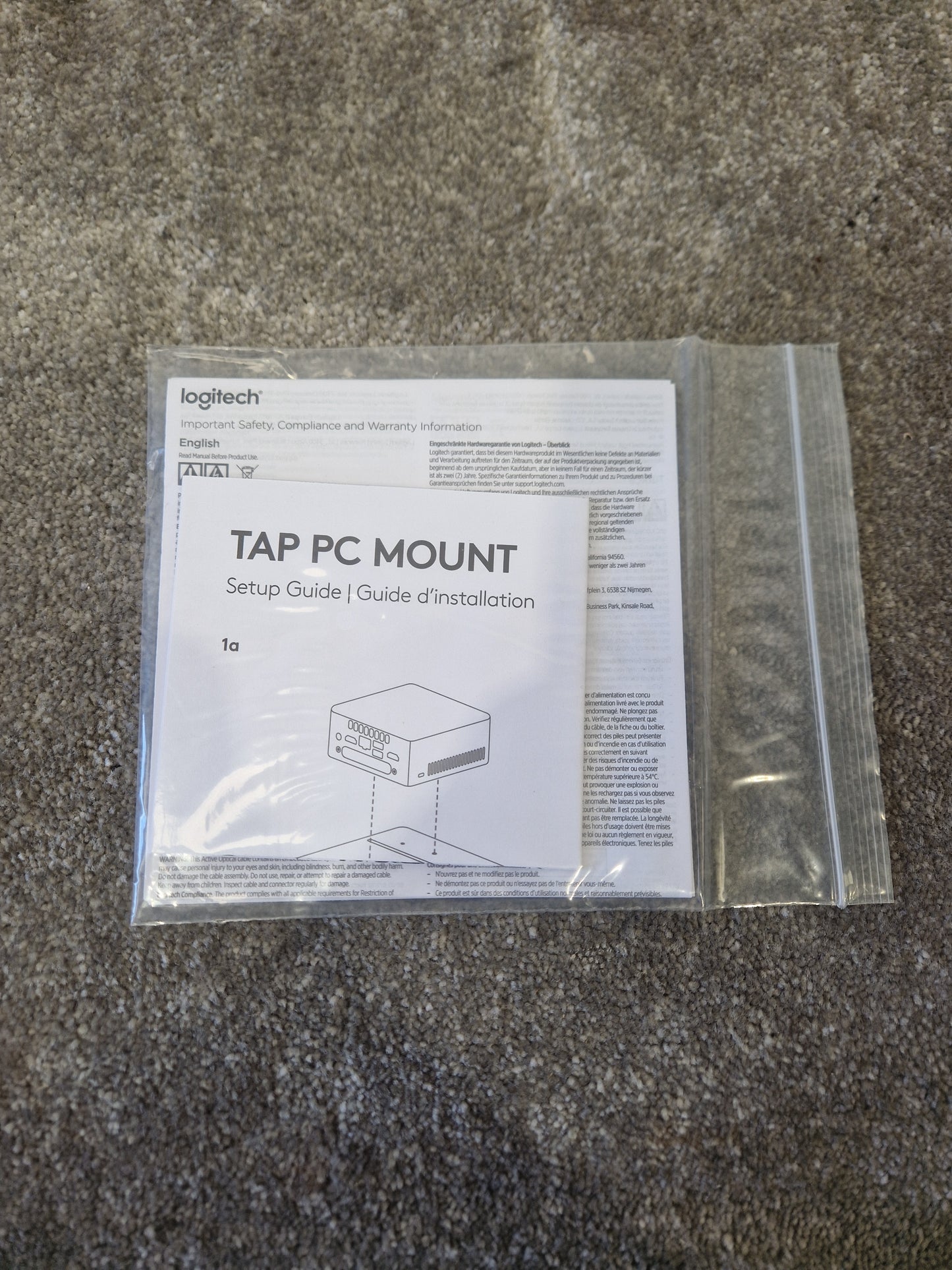 Logitech Tap PC Mount – Mini PC / Chromebox Holder – Sealed In Original Box