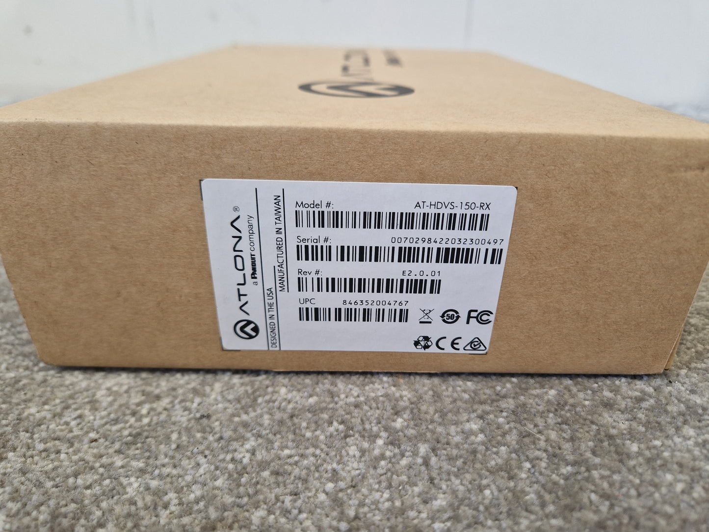 Atlona AT-HDVS-150-RX HDBaseT Scaler – Open Box New w/ AC Adapter