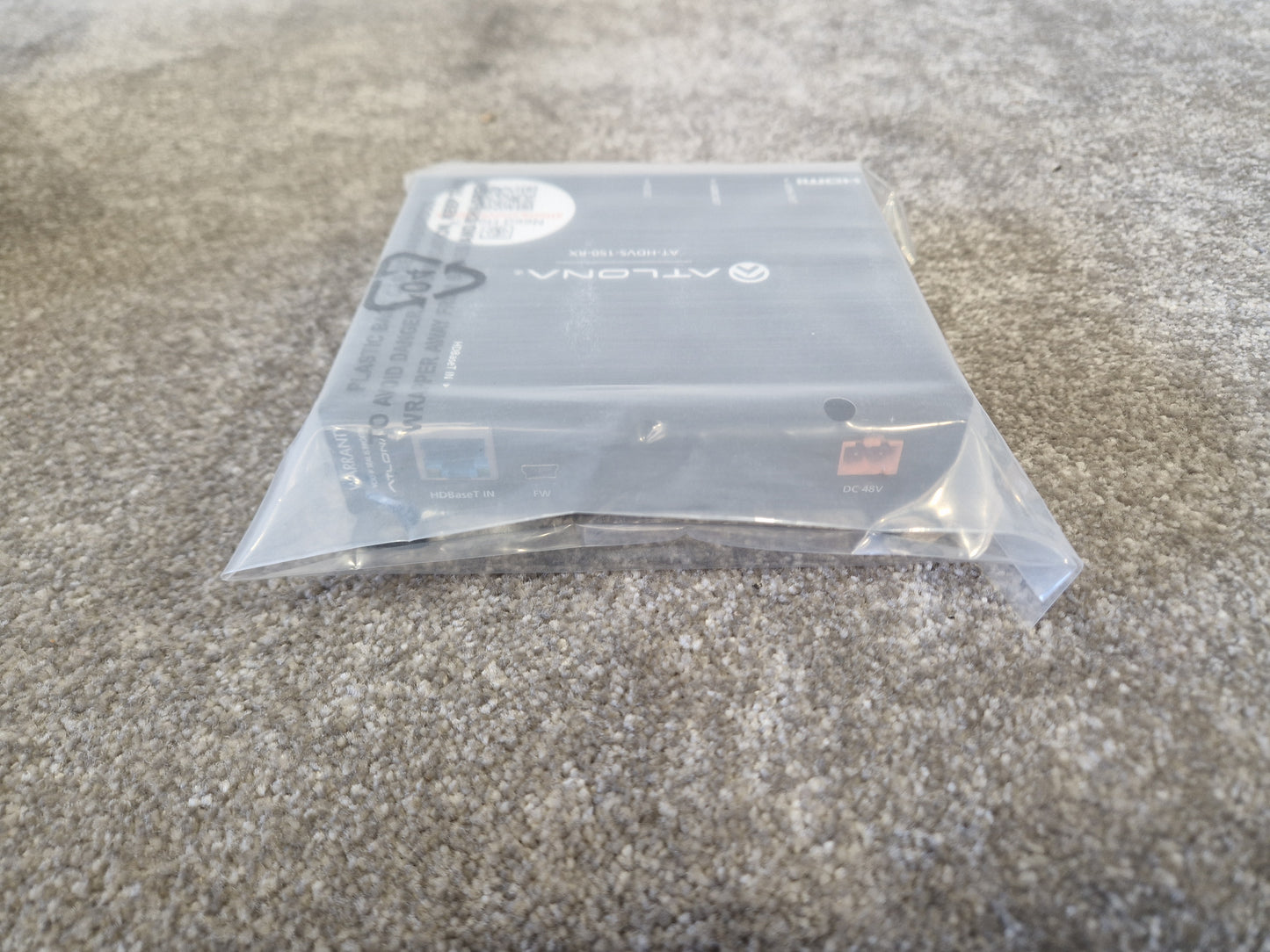 Atlona AT-HDVS-150-RX HDBaseT Scaler – Open Box New w/ AC Adapter
