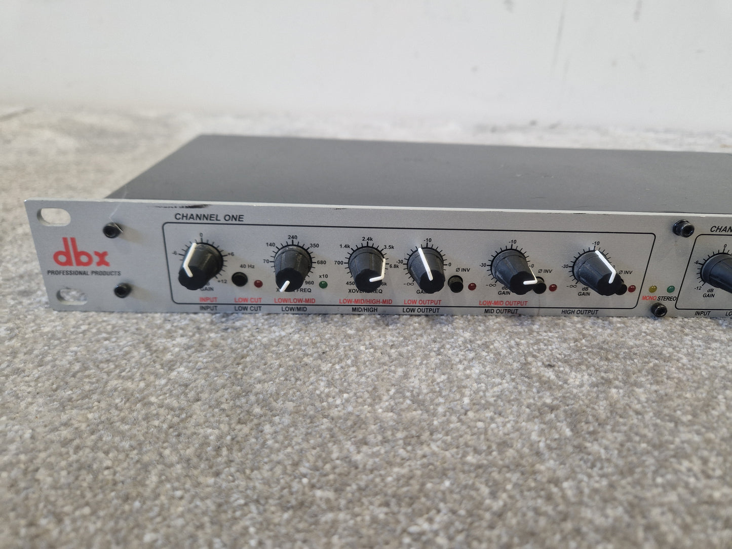DBX 234xs XSV-EU Crossover – 2/3/4-Way, XLR I/O – Good