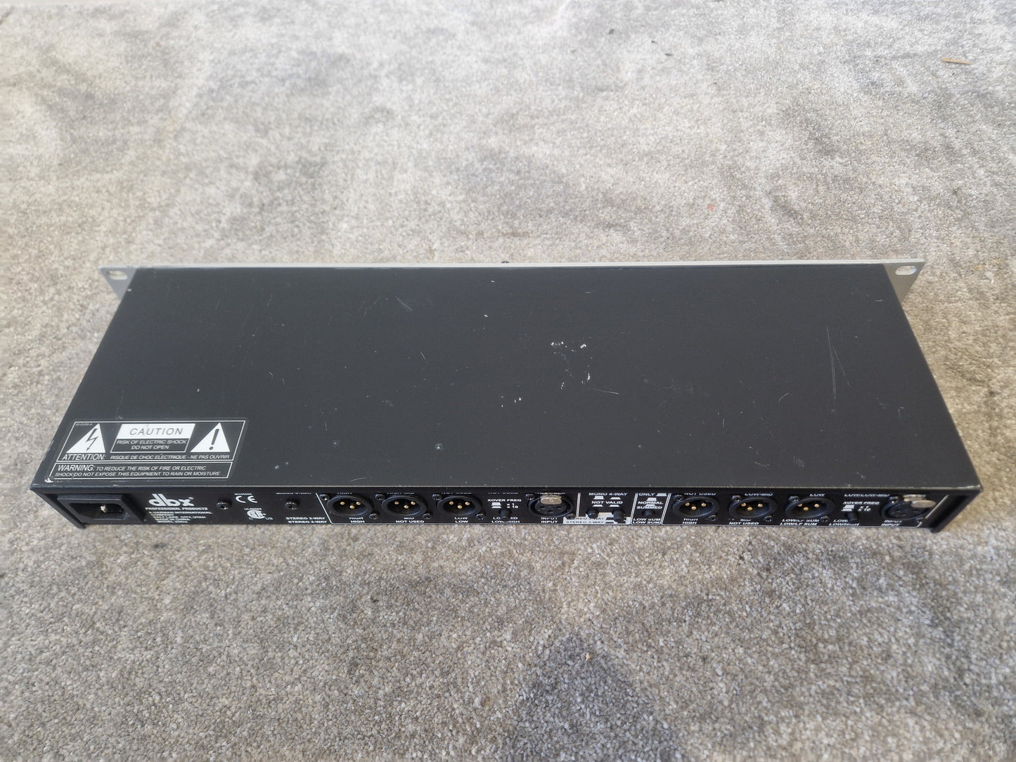 DBX 234xs XSV-EU Crossover – 2/3/4-Way, XLR I/O – Good