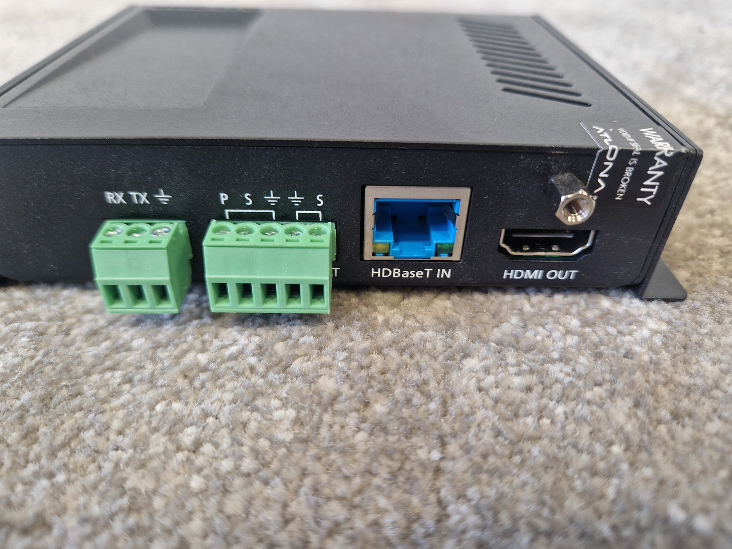 Atlona AT-UHD-EX-70C-RX – 4K HDBaseT Receiver – RS-232 & IR Control – Very Good