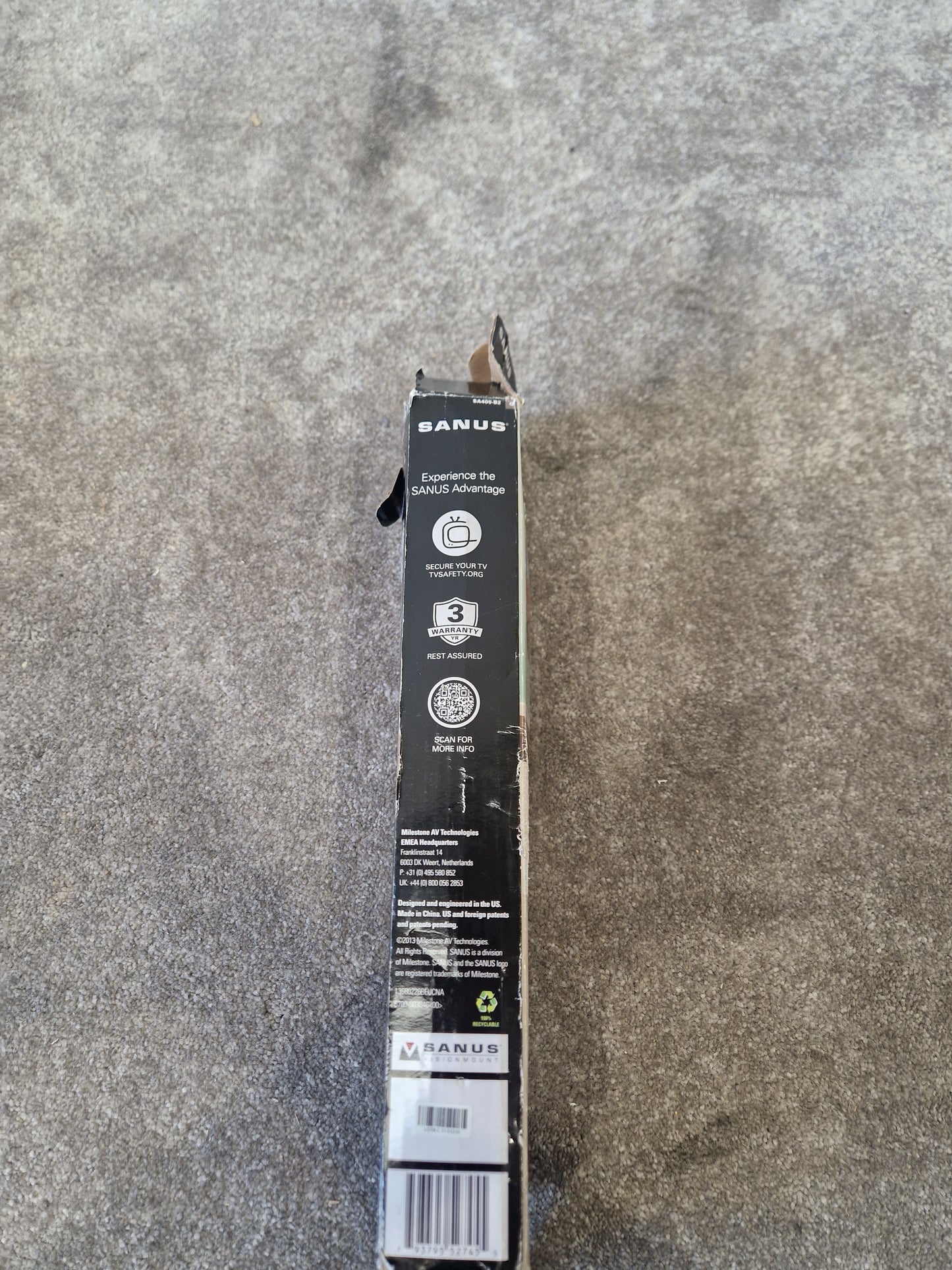 Sanus SASB1 – Universal Soundbar Mount – Open Box New