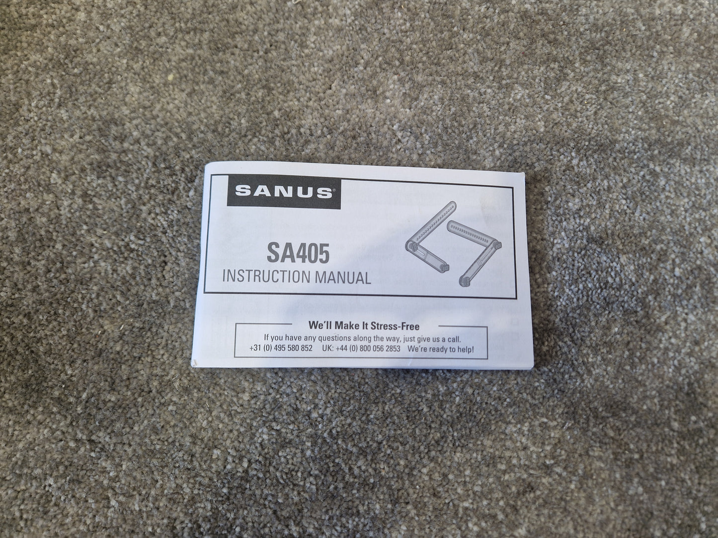 Sanus SASB1 – Universal Soundbar Mount – Open Box New