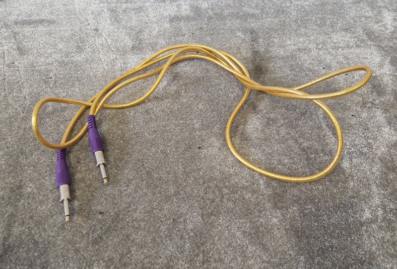 3m Gold Guitar Cable - Gold-Tipped ¼" Jack - Very Good - image 1