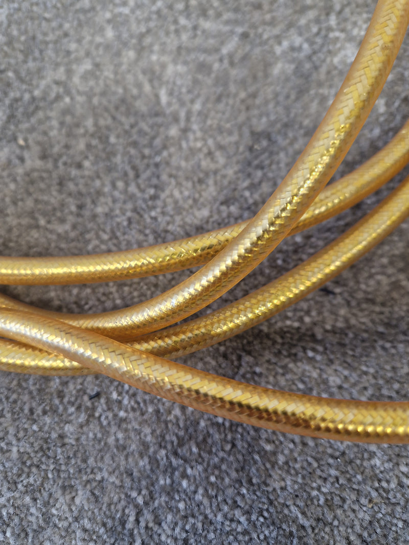 3m Gold Guitar Cable - Gold-Tipped ¼" Jack - Very Good - image 3