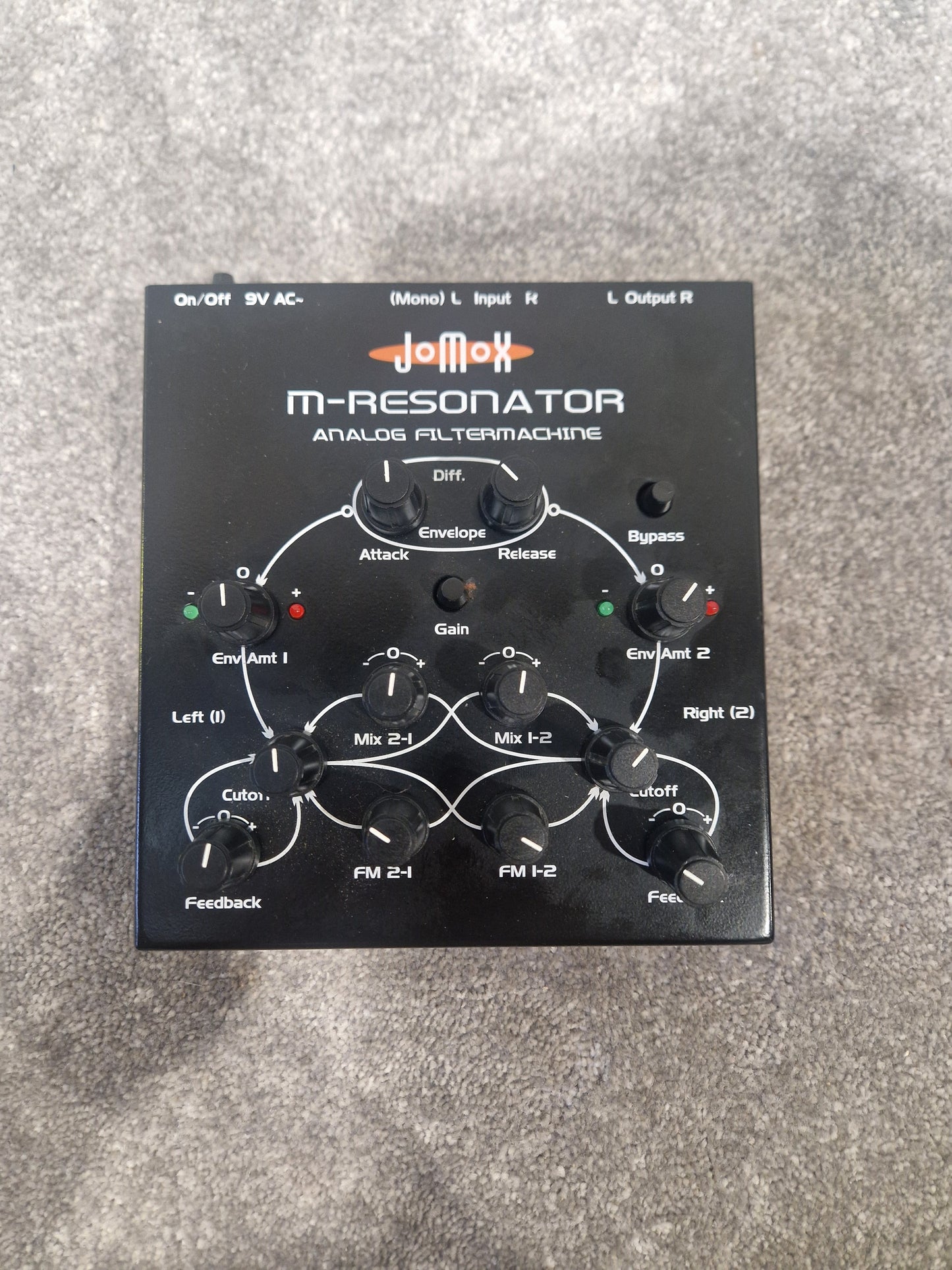 Jomox M-Resonator – Analogue Filter & Feedback Control – Good w/ Power Supply