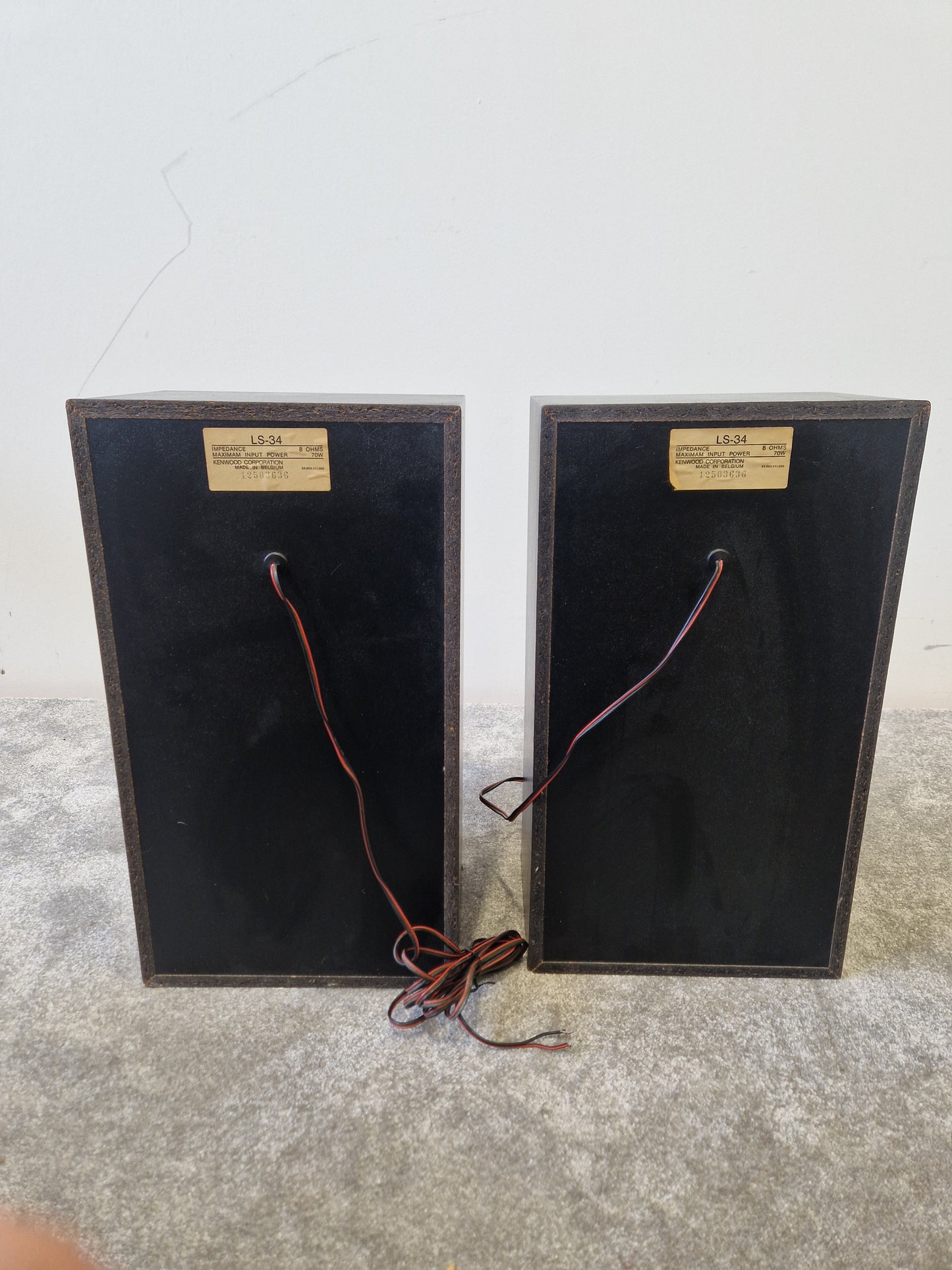 Kenwood LS-A6 – 60W Hi-Fi Speakers – Compact Design & Wired Connectivity – Very Good w/ Original Box