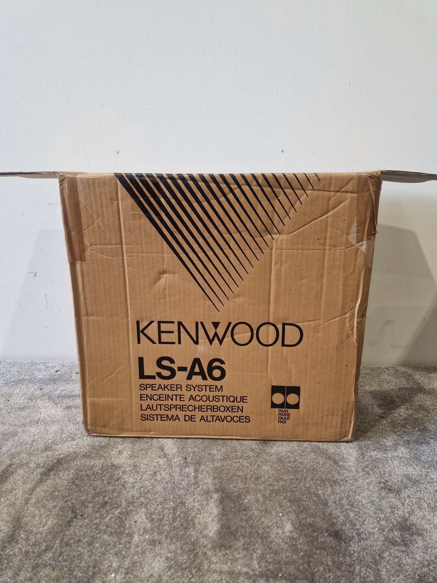 Kenwood LS-A6 – 60W Hi-Fi Speakers – Compact Design & Wired Connectivity – Very Good w/ Original Box