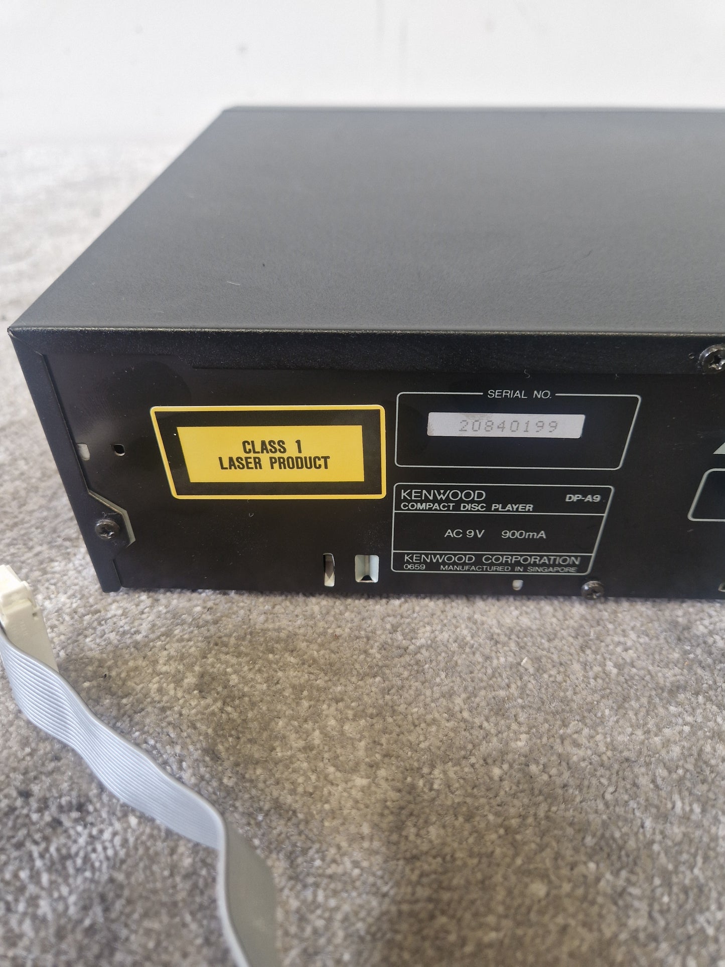 Kenwood DP-A9 – Compact CD Player – Very Good w/ Original Box
