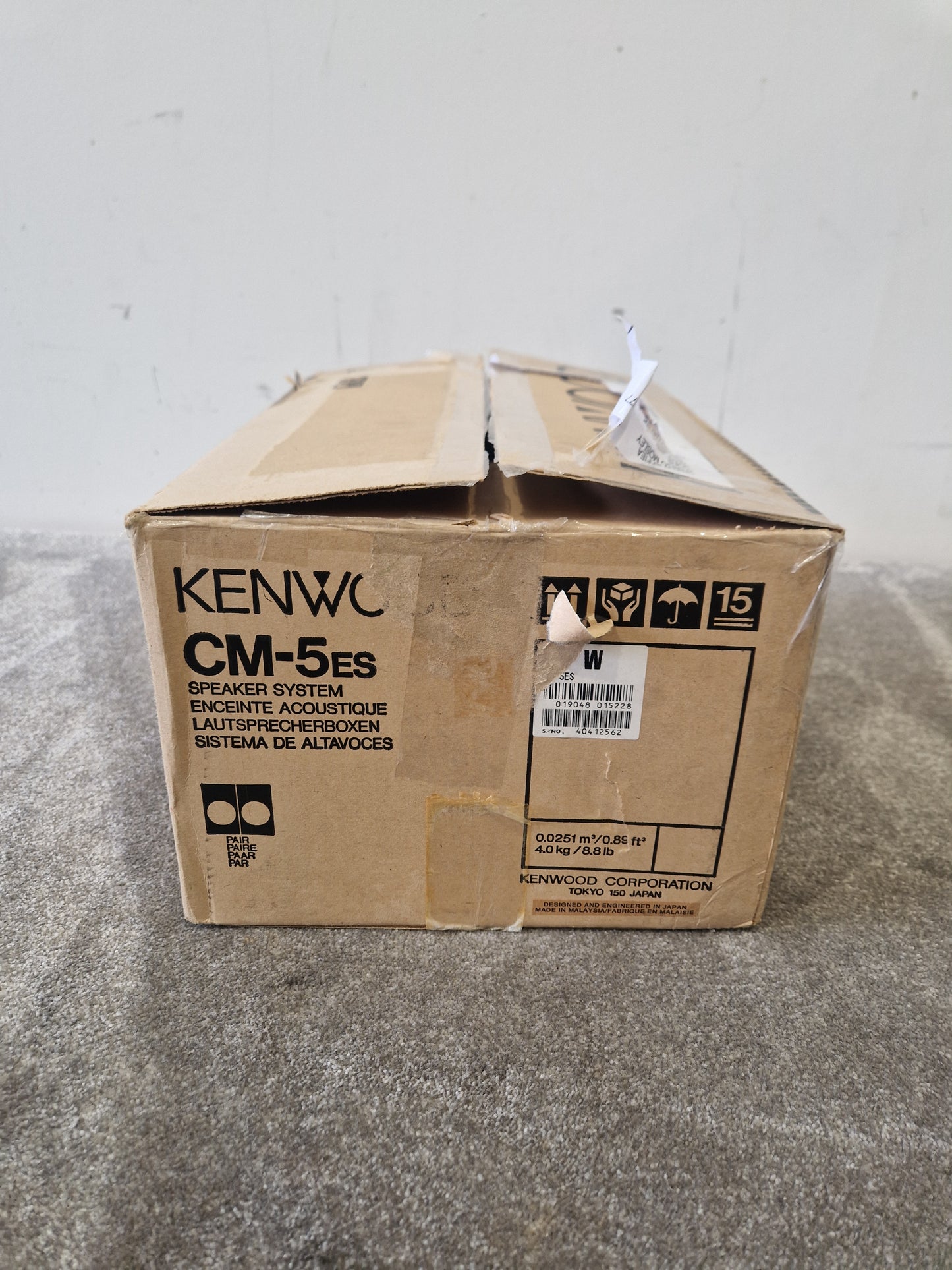 Kenwood CM-5ES – Compact Bookshelf Speakers – Excellent w/ Original Box