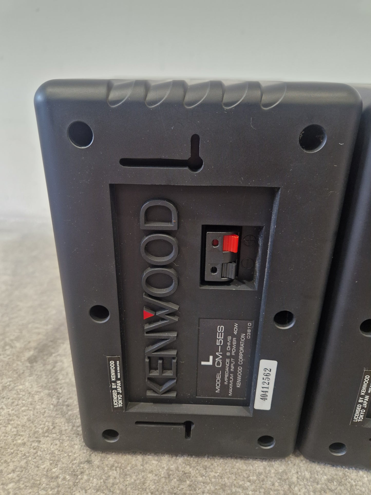 Kenwood CM-5ES – Compact Bookshelf Speakers – Excellent w/ Original Box