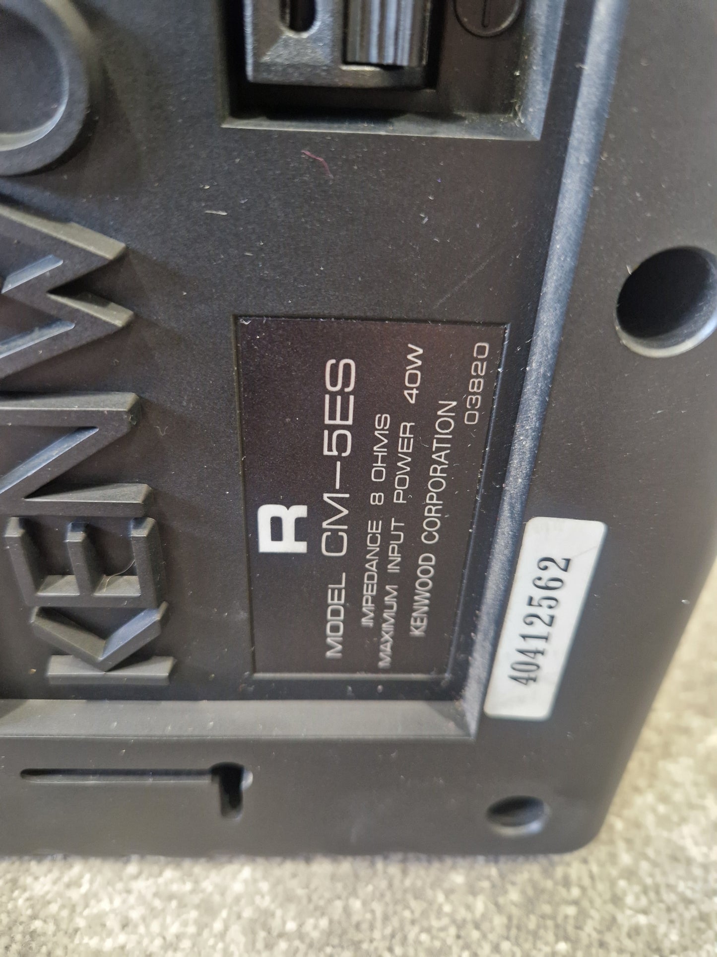 Kenwood CM-5ES – Compact Bookshelf Speakers – Excellent w/ Original Box
