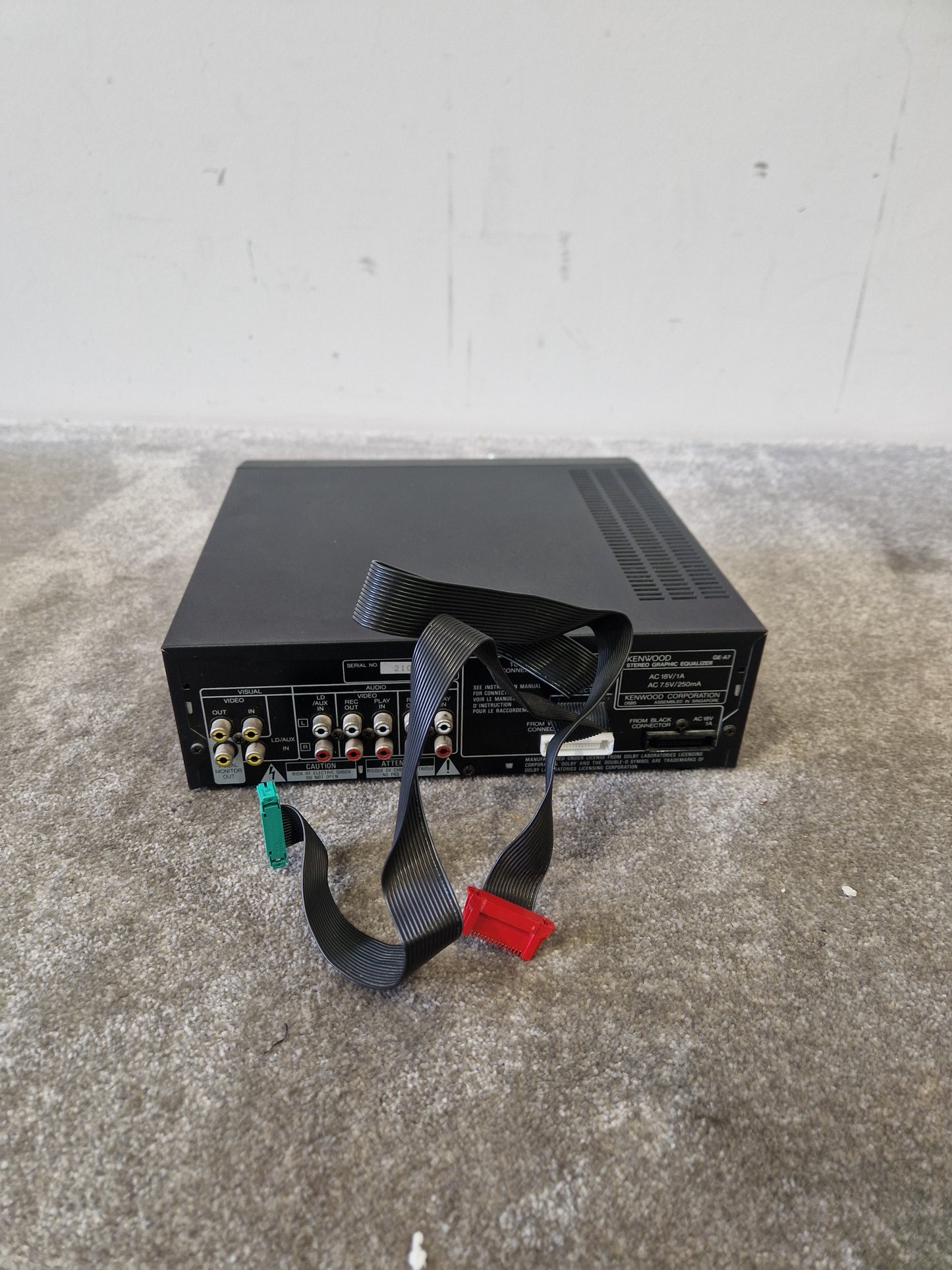Kenwood GE-A7 – 7-Band Graphic Equalizer – Excellent w/ Original Box