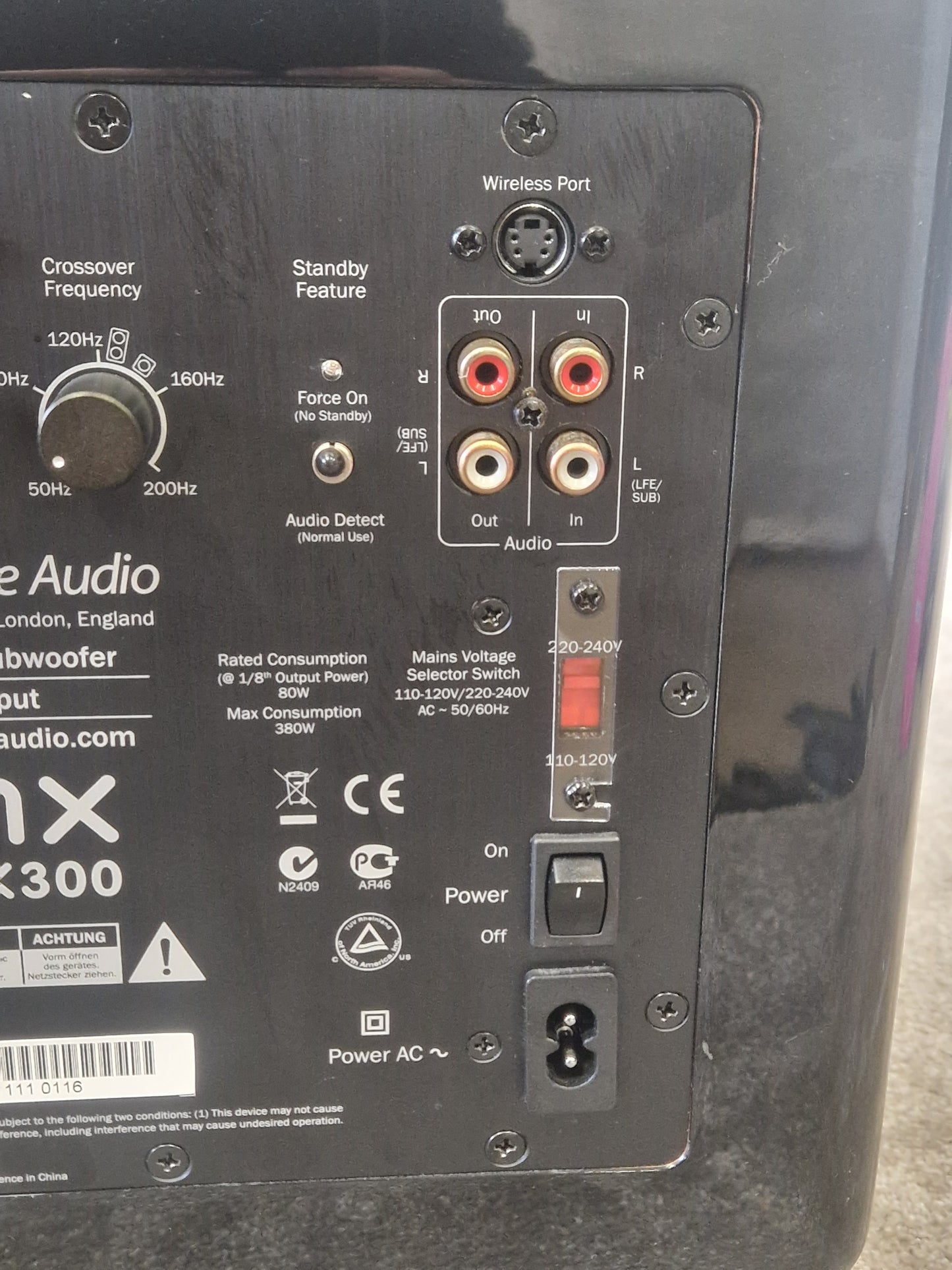 Cambridge Audio Minx X300 – Compact Powered Subwoofer – Very Good