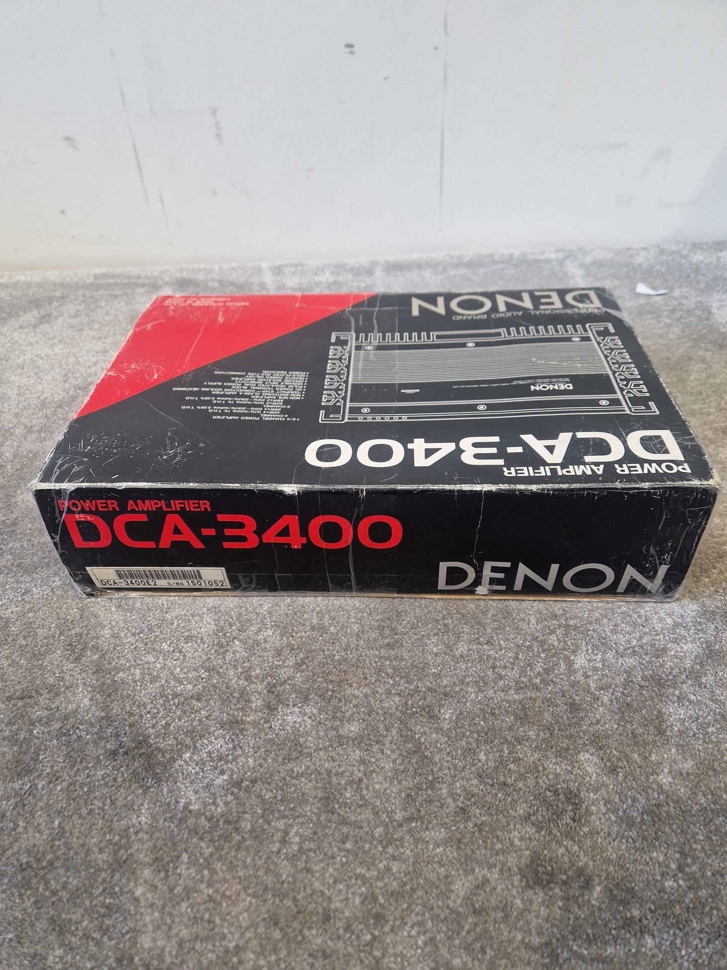 Denon DCA-3400 - High-Quality Car Audio Amplifier, 2-Channel - Very Good w/ Original Box & Manuals