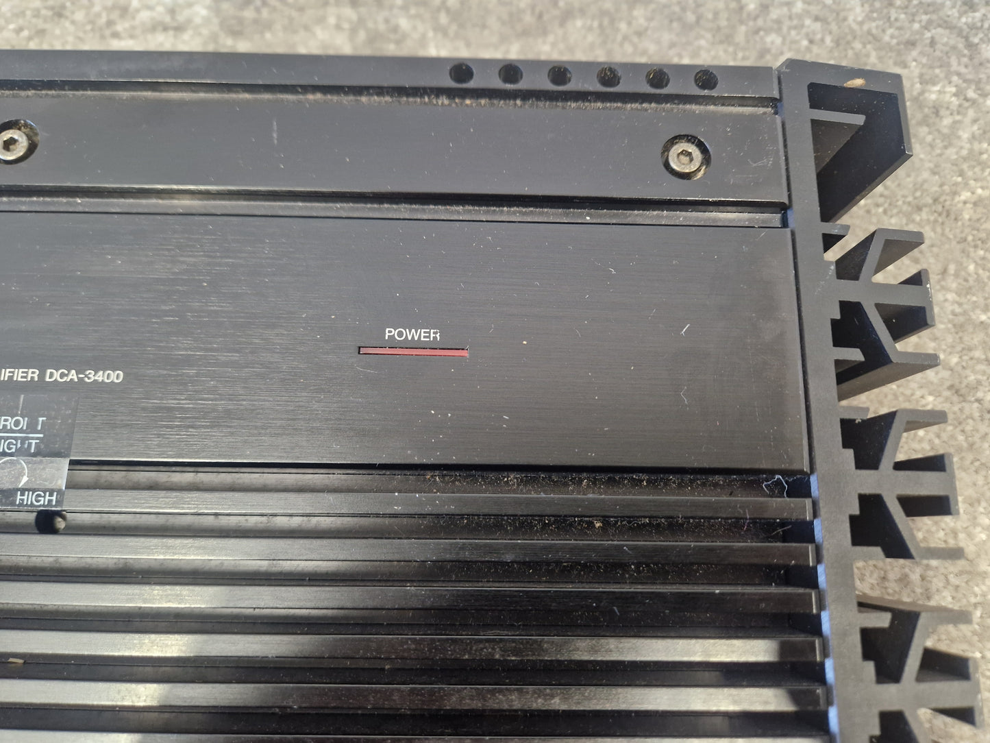 Denon DCA-3400 - High-Quality Car Audio Amplifier, 2-Channel - Very Good w/ Original Box & Manuals