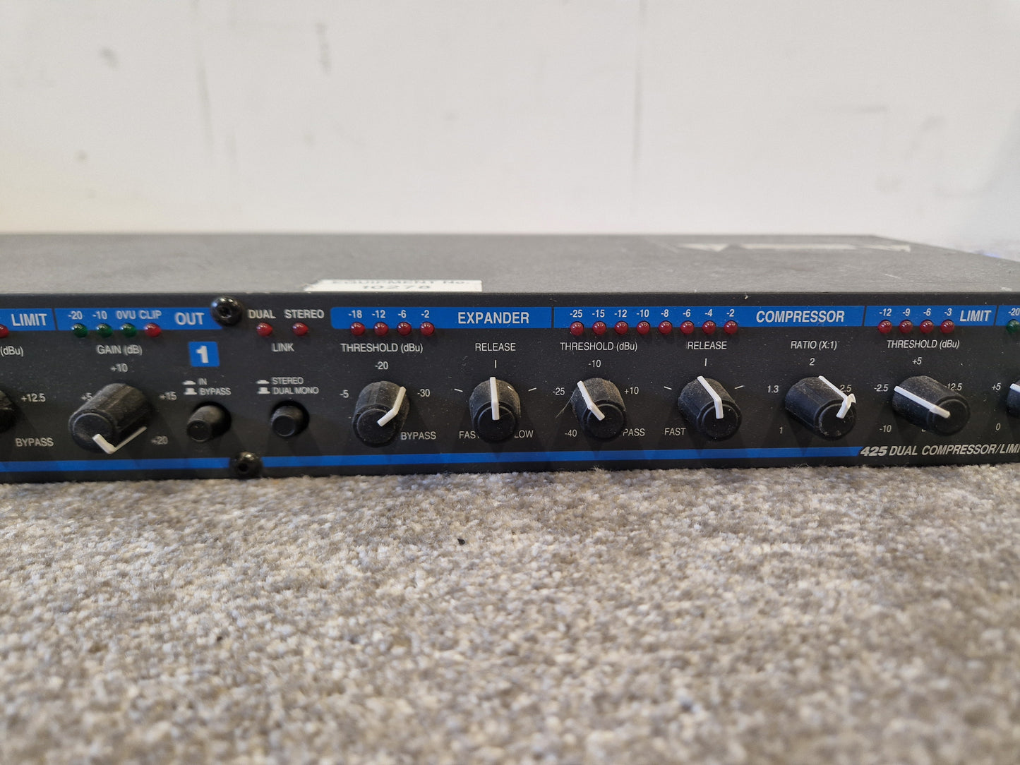 Symetrix 425 – Dual Compressor / Limiter / Expander – Fair - Spares or Repairs