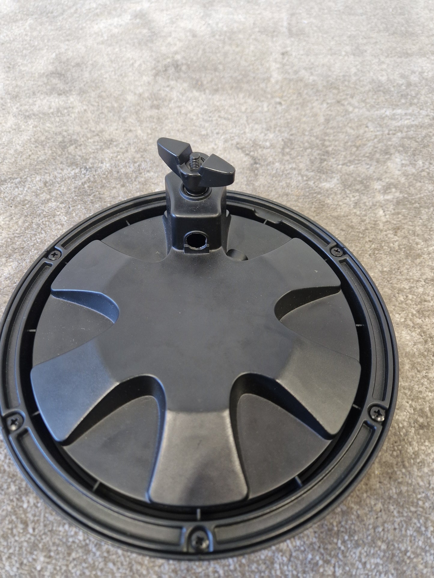 Unbranded Tom Drum Pad For Electric Drum Kit – 23cm Diameter - Responsive, Durable - Excellent