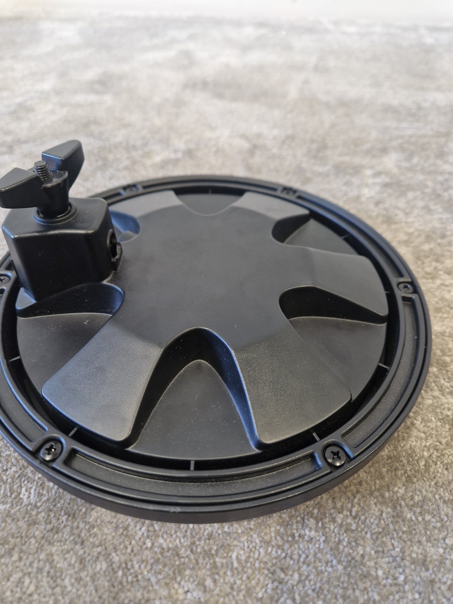 Unbranded Tom Drum Pad For Electric Drum Kit – 23cm Diameter - Responsive, Durable - Excellent
