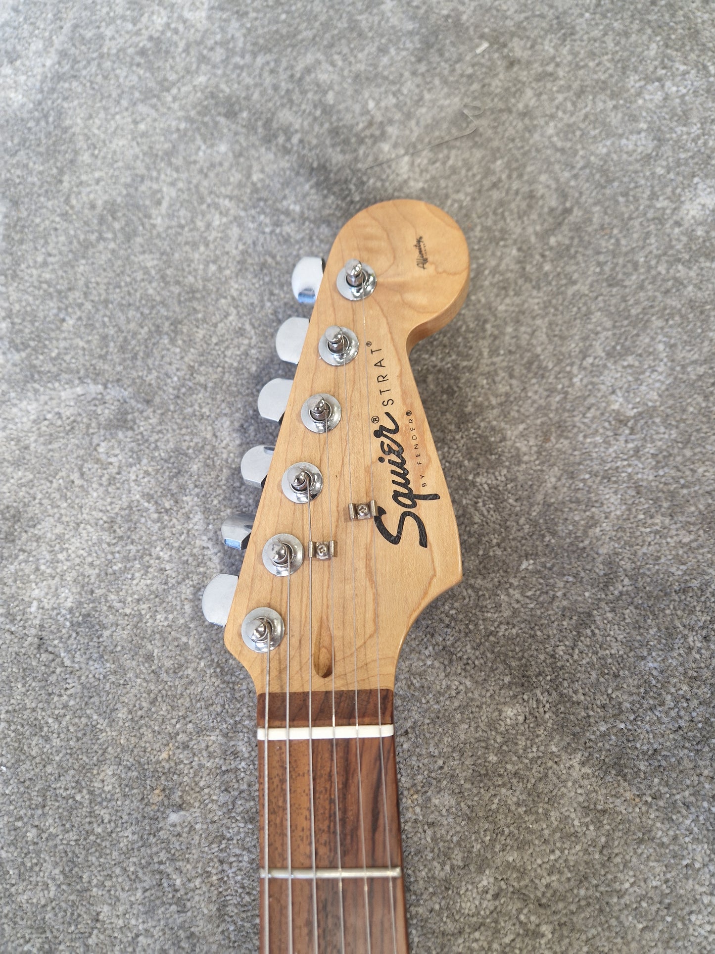 Fender Squier Strat Affinity Electric Guitar, China - New Ernie Ball Strings - Very Good Condition w/ Soft Case