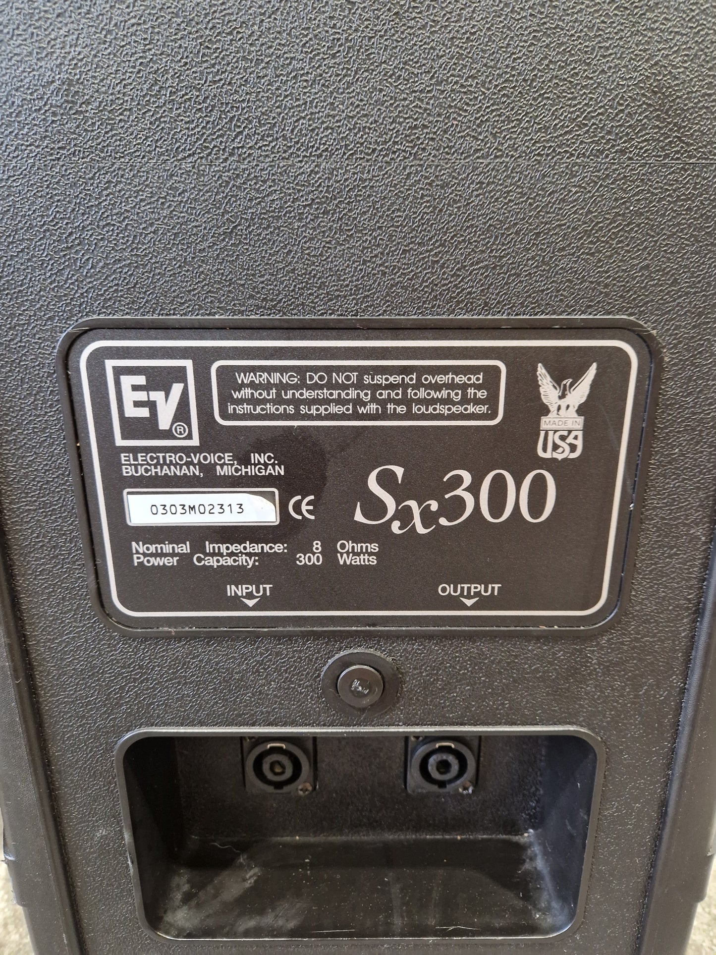 EV SX 300 Pair on Speakers - Professional Grade, High Output - Excellent